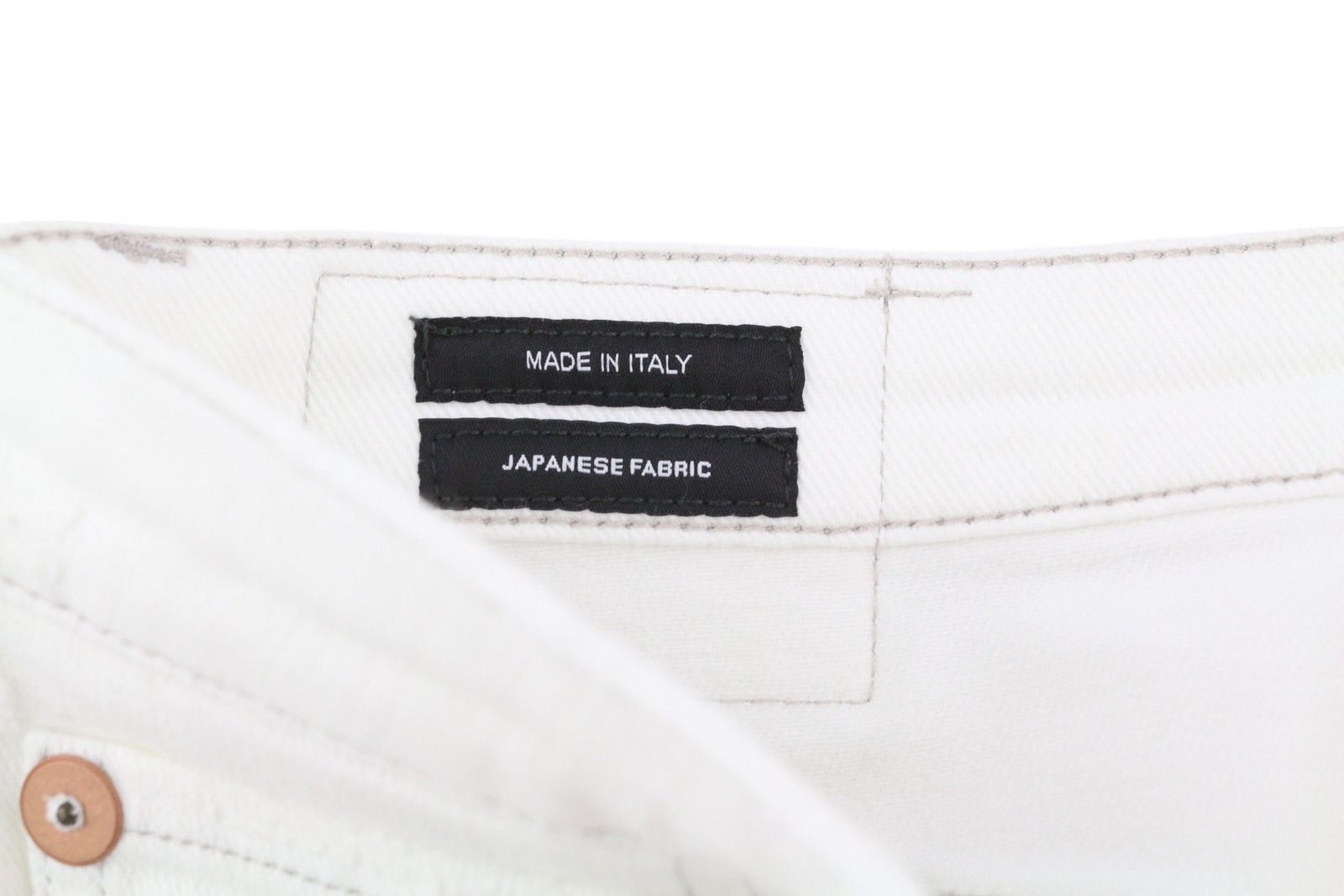 R13 KICK 26 Zip Fly Bale White Bootcut Ankle Jeans 84471 Size 26" / US 2 / IT 38 - 8 Thumbnail