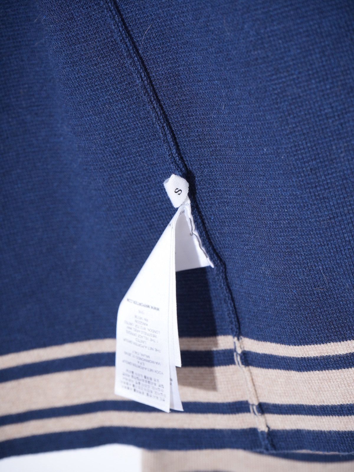 Mr P. MR P. Striped Knitted Lightweight Jacket Overshirt Size US S / EU 44-46 / 1 - 6 Thumbnail