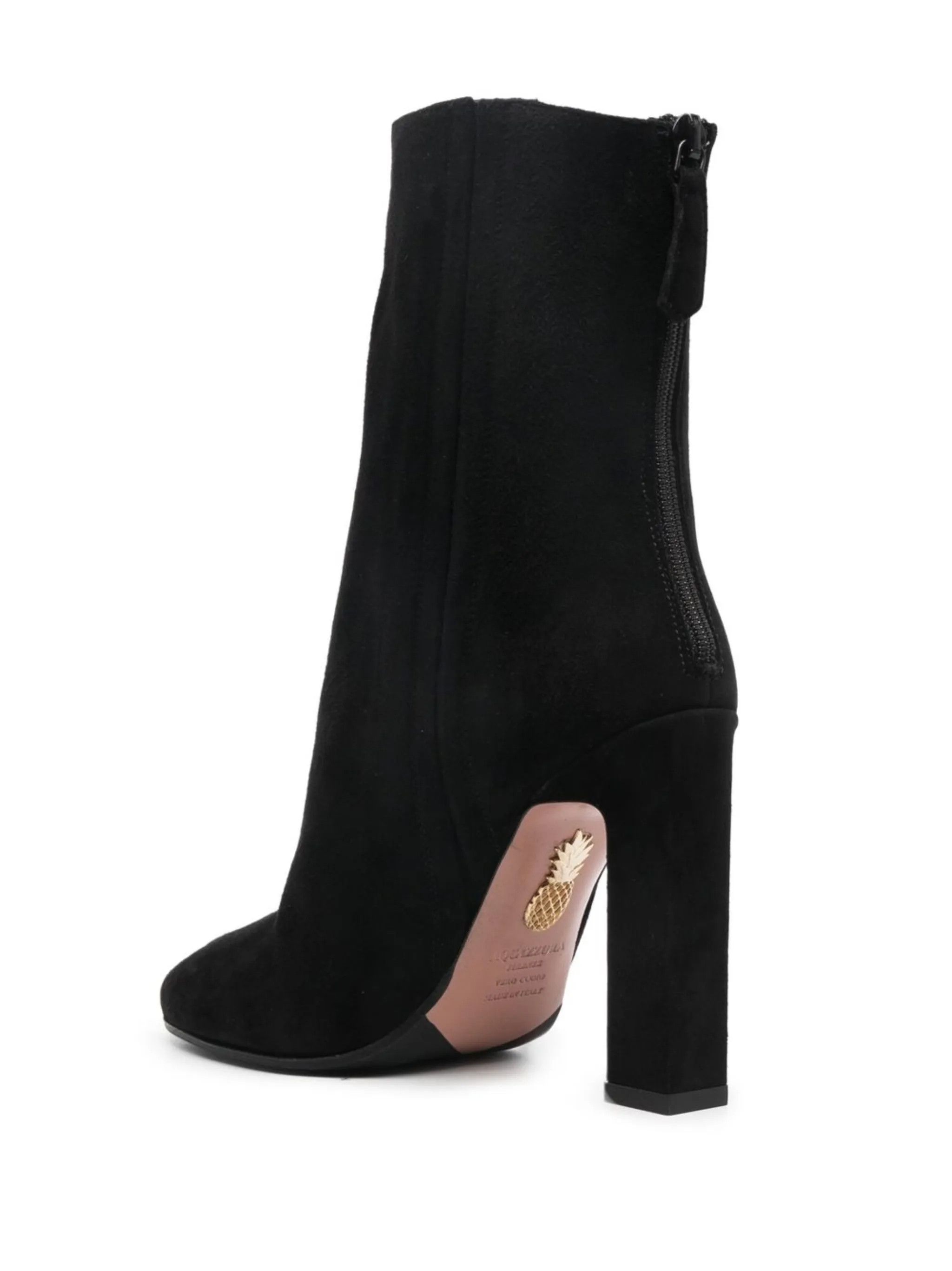 Aquazzura o1y0625 Ankle Boots in Black Size US 8 / IT 38 - 3 Thumbnail