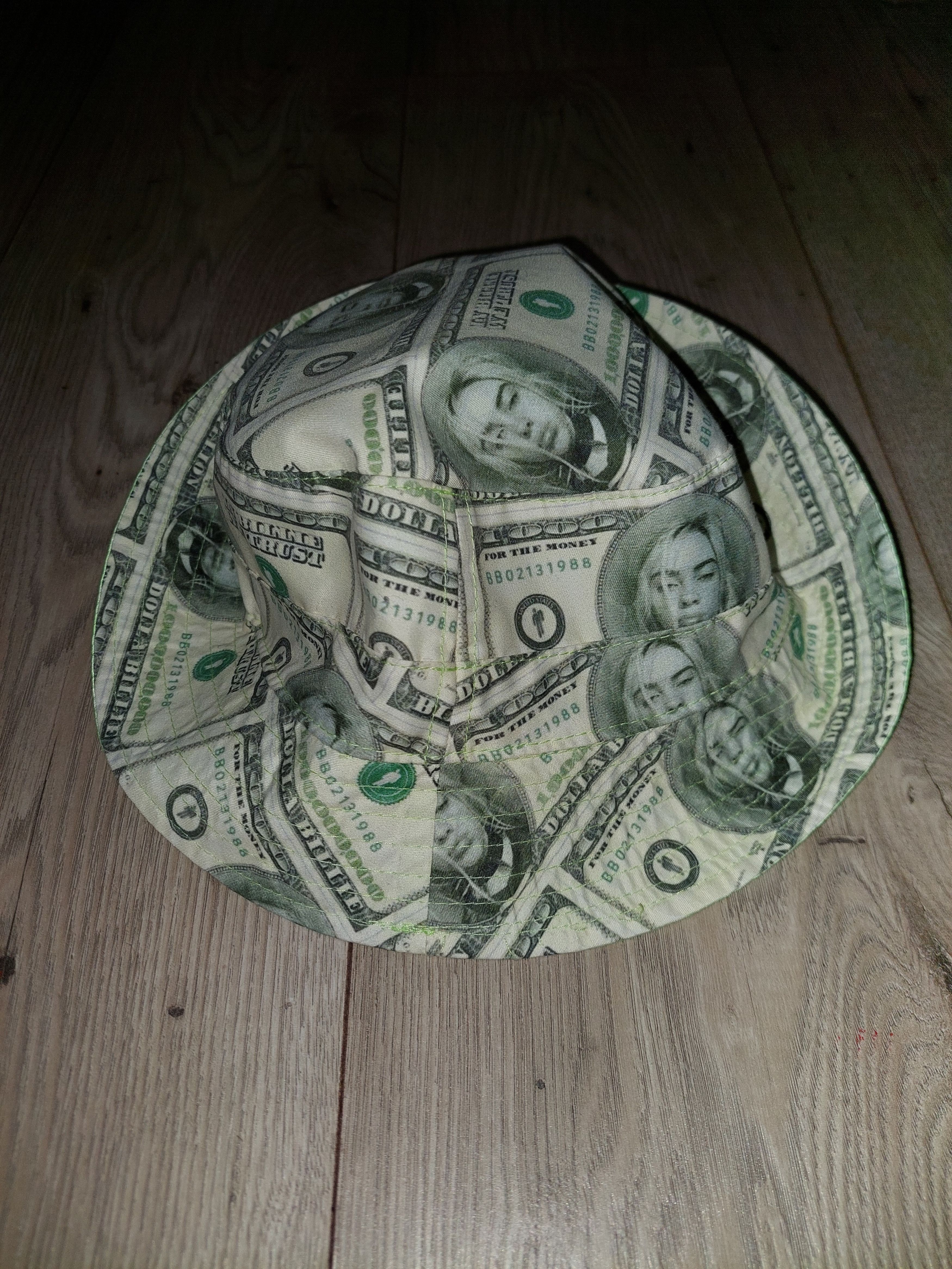 Billie Eilish Billie Eilish Billiondolla bucket hat rare Size ONE SIZE - 8 Thumbnail