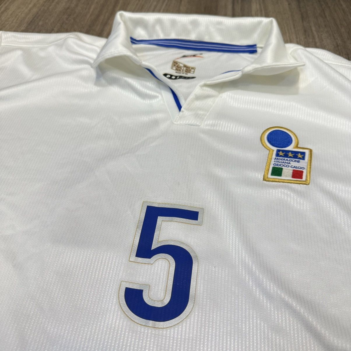 Nike Italy 97/98 player issue longsleeves away shirt #5 (bnwt) Size US L / EU 52-54 / 3 - 3 Thumbnail