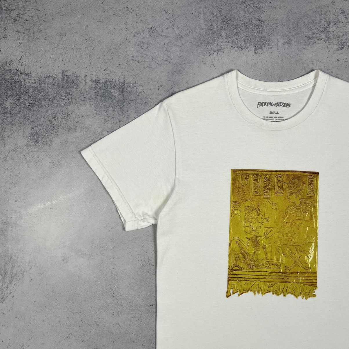 Fucking Awesome Fucking Awesome Pharaoh big logo tee Size US S / EU 44-46 / 1 - 5 Thumbnail
