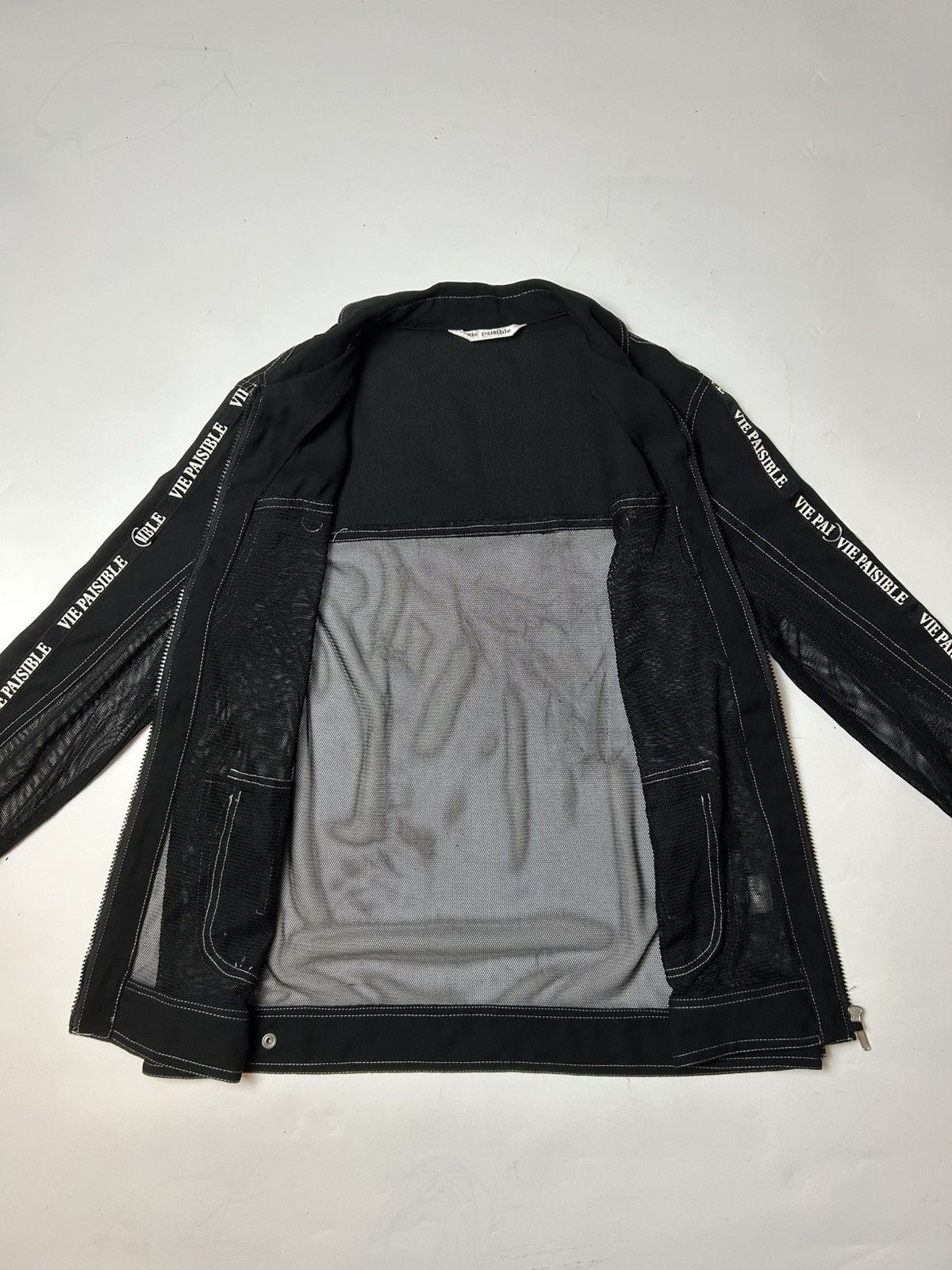 Hysteric Glamour × Japanese Brand VIE PAISIBLE MESH ZIPPER JACKET Size US M / EU 48-50 / 2 - 3 Thumbnail