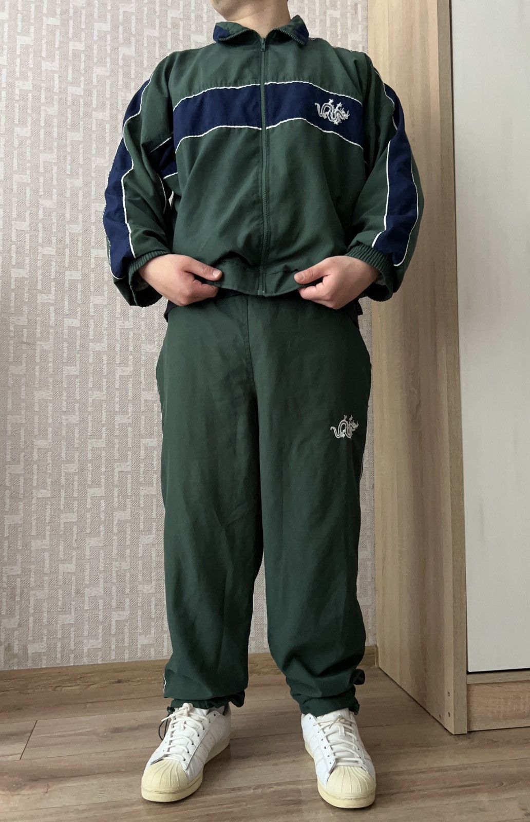 Japanese Brand × Vintage Vintage Japanese Brand Dragon🐉 suits mens Size US M / EU 48-50 / 2 - 2 Thumbnail