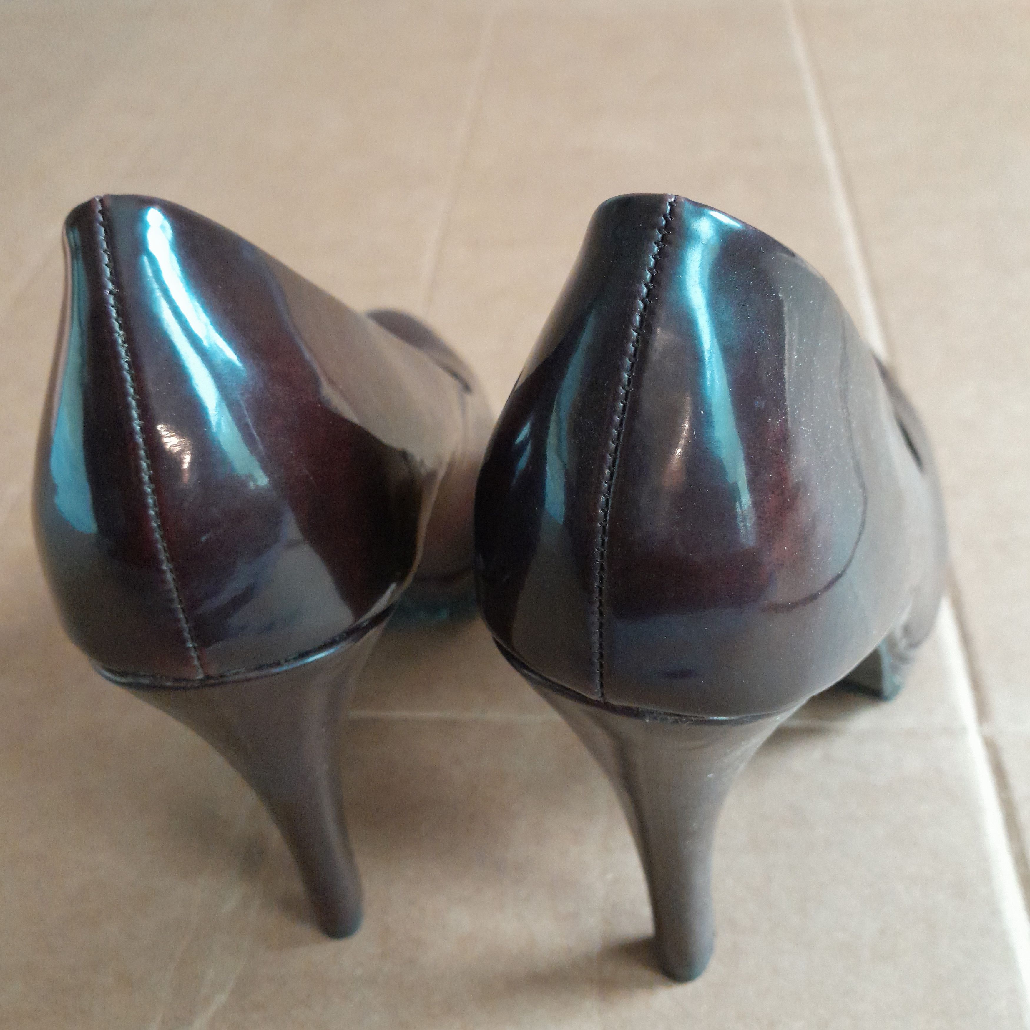 Call It Spring Call It Spring Women’s Glossy Brown 4.5in. Platform Heels Size US 7 / IT 37 - 2 Thumbnail