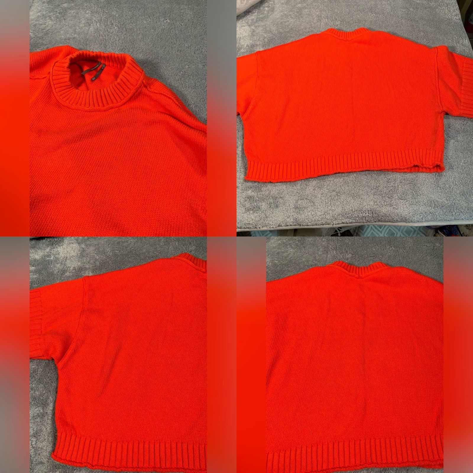 Anthropologie Anthropologie Blouse Knit Cotton Top XS Women Red XS Regular Size XS / US 0-2 / IT 36-38 - 8 Thumbnail