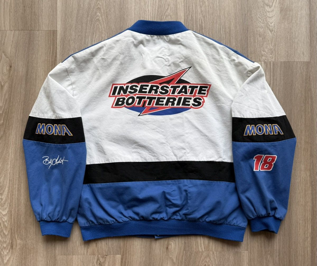 Vintage Vintage NASCAR Formula 1 Interstate Botteries Racing Jacket Size US L / EU 52-54 / 3 - 13 Thumbnail