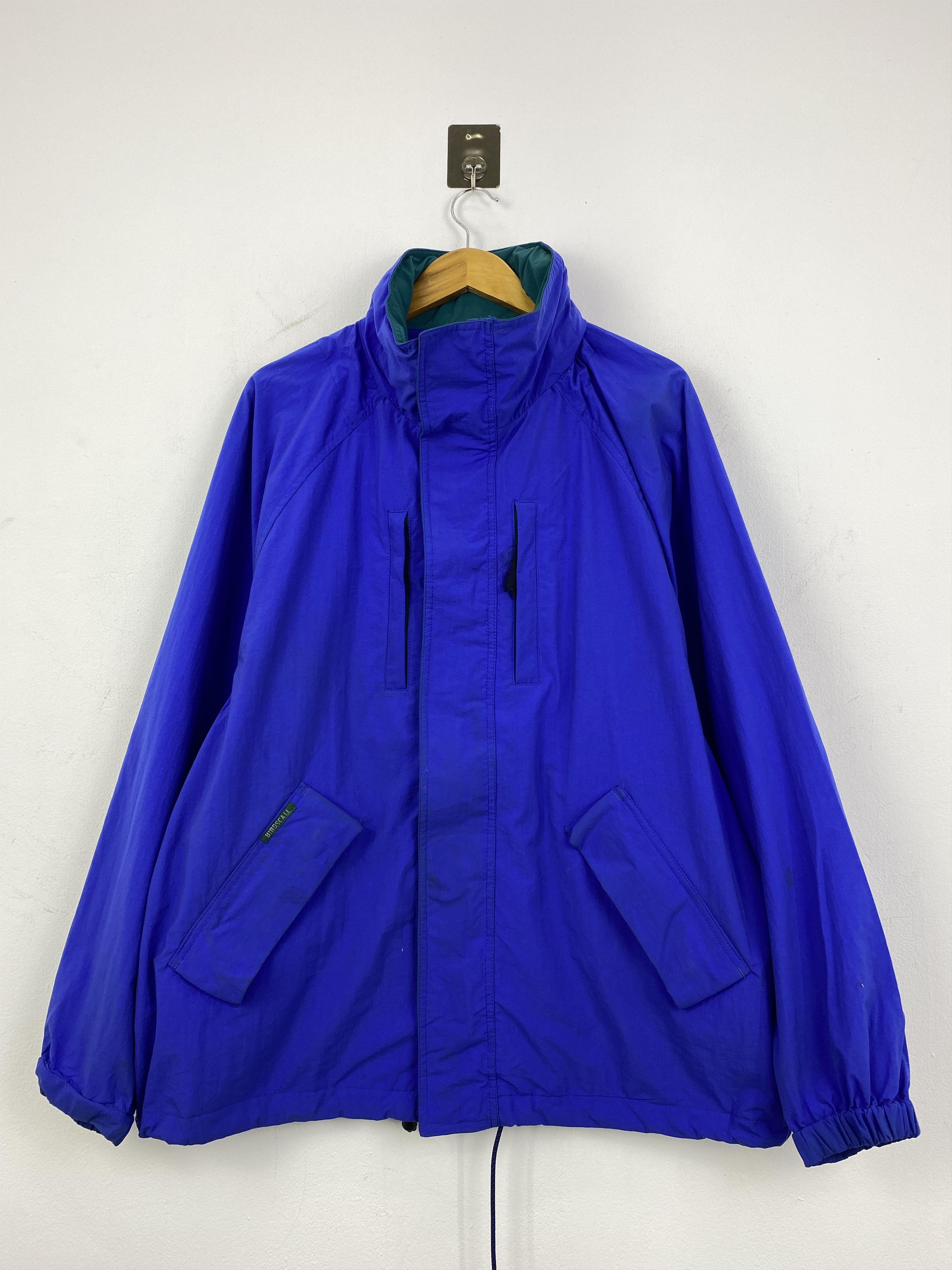 Japanese Brand Vintage Japanese Brand Blue Windbreaker Jacket JA0200 Size US L / EU 52-54 / 3 - 1 Thumbnail