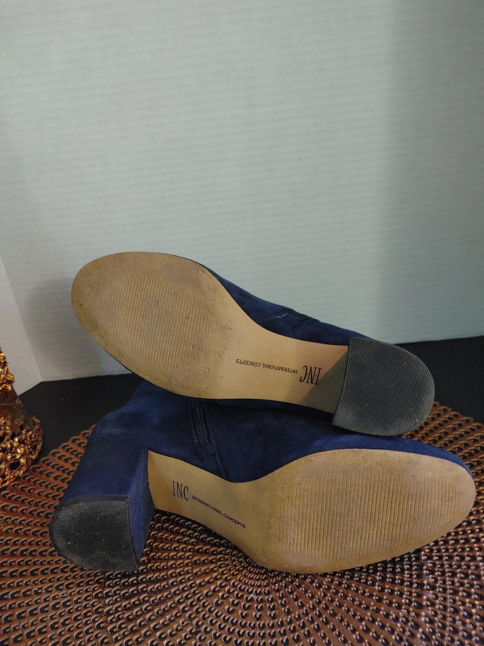 Designer INC Floriann Suede Booties Size 7.5M Size US 7 / IT 37 - 5 Thumbnail
