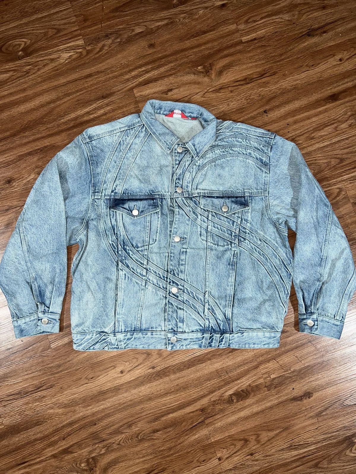 Supreme S Logo Denim Trucker Jacket L Supreme Jacquard Logos Denim