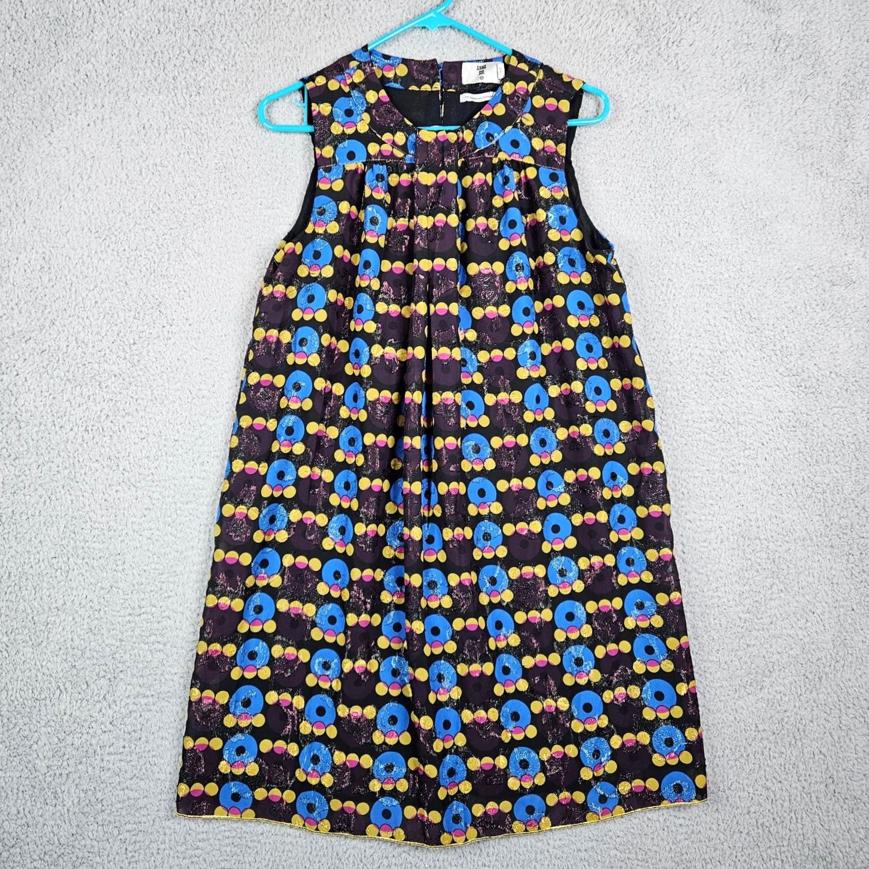Anna Sui ANNA SUI For Target Metallic Shift Mini Dress Size M Women's Dress Mini Shift Multicolor metallic Anna Sui for Target All Season Mens? (No) Size M / US 6-8 / IT 42-44 - 2 Thumbnail
