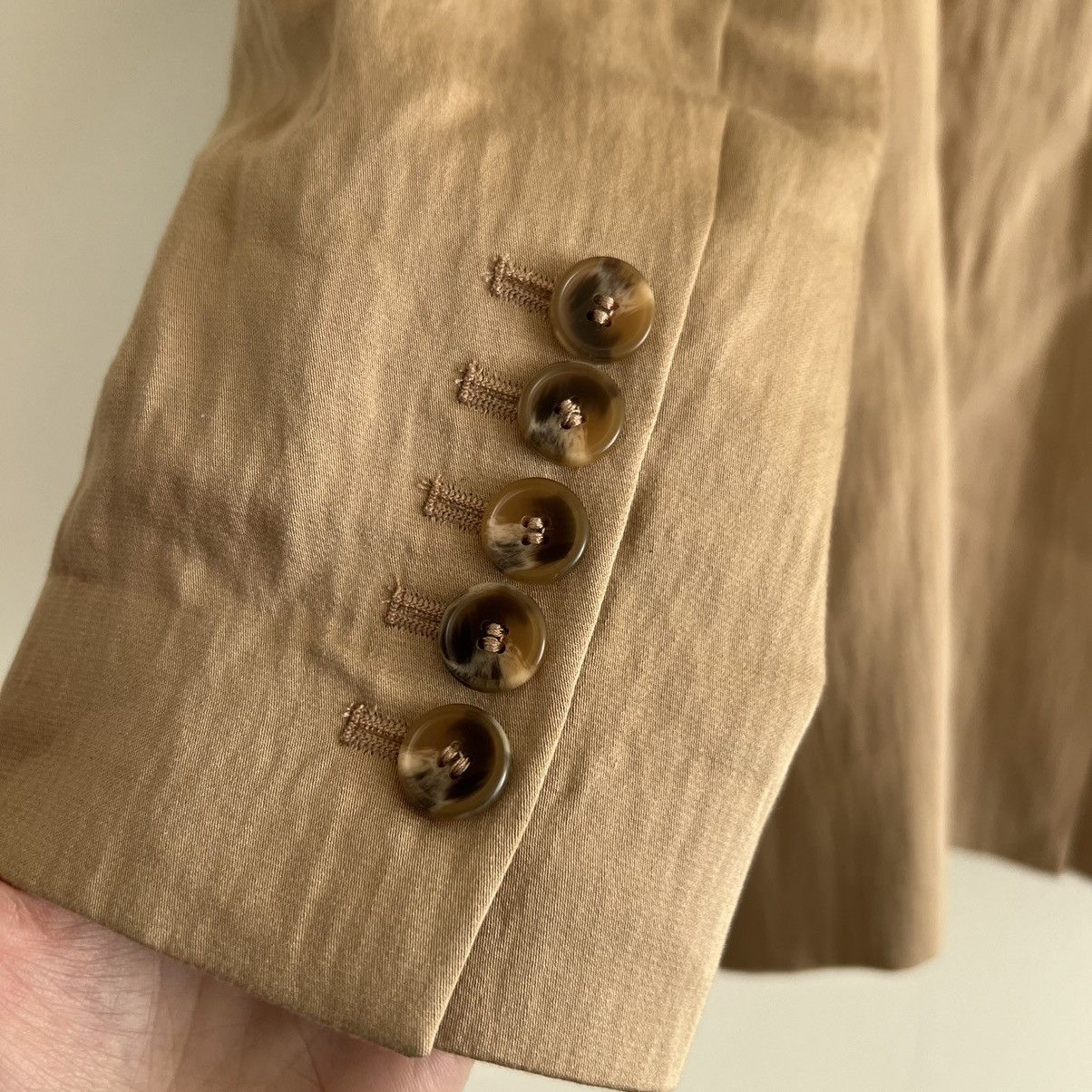 A.L.C. A.L.C. Tan Oversized Dakota Blazer size XS viscose BD Size XS / US 0-2 / IT 36-38 - 6 Thumbnail