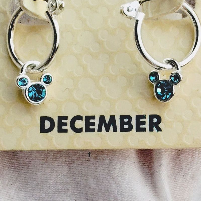 Disney Disney Parks Mickey Mouse December Birthstone Earrings NIP Size ONE SIZE - 3 Thumbnail