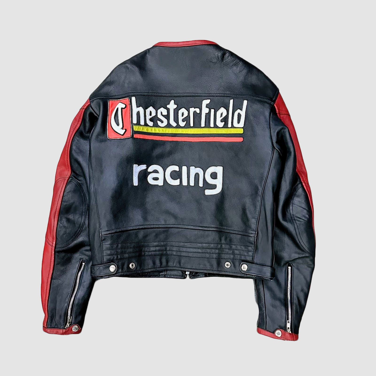 Other 🚀🏁 CHESTERFIELD RACING LEATHER JACKET RACING CIGARETTES Size US M / EU 48-50 / 2 - 5 Thumbnail