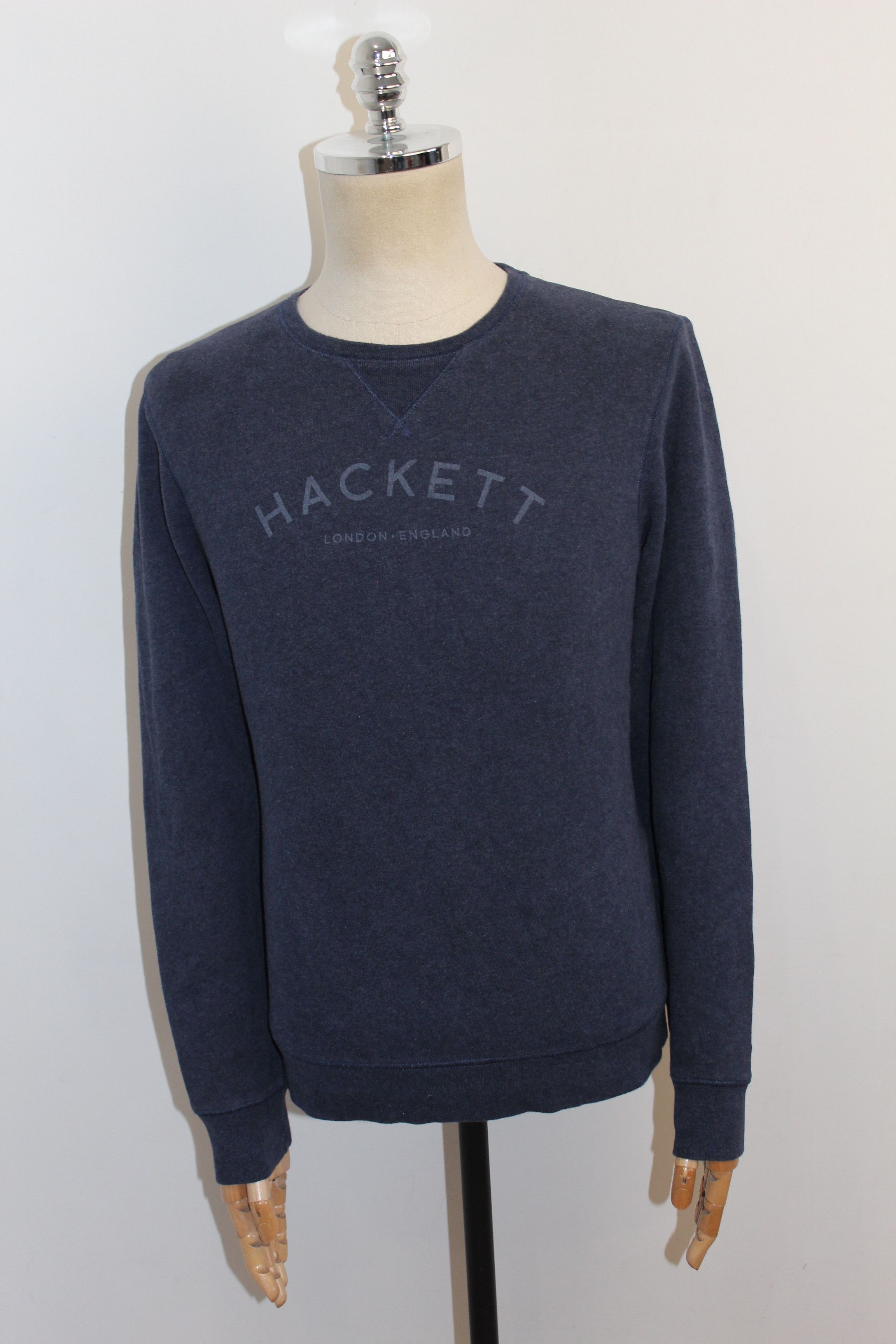 Hackett Men's Hackett Big Logo Blue Sweatshirt Size M Size US M / EU 48-50 / 2 - 3 Thumbnail