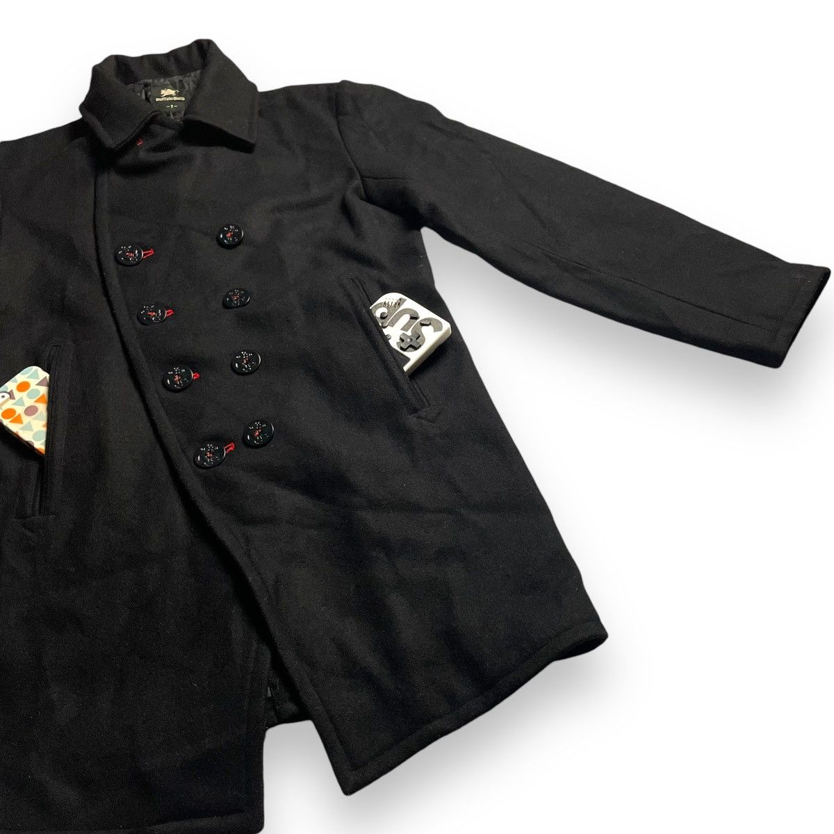 If Six Was Nine BUFFALO BOBS DOUBLE BREASTED WOOL JACKET Size US M / EU 48-50 / 2 - 7 Thumbnail