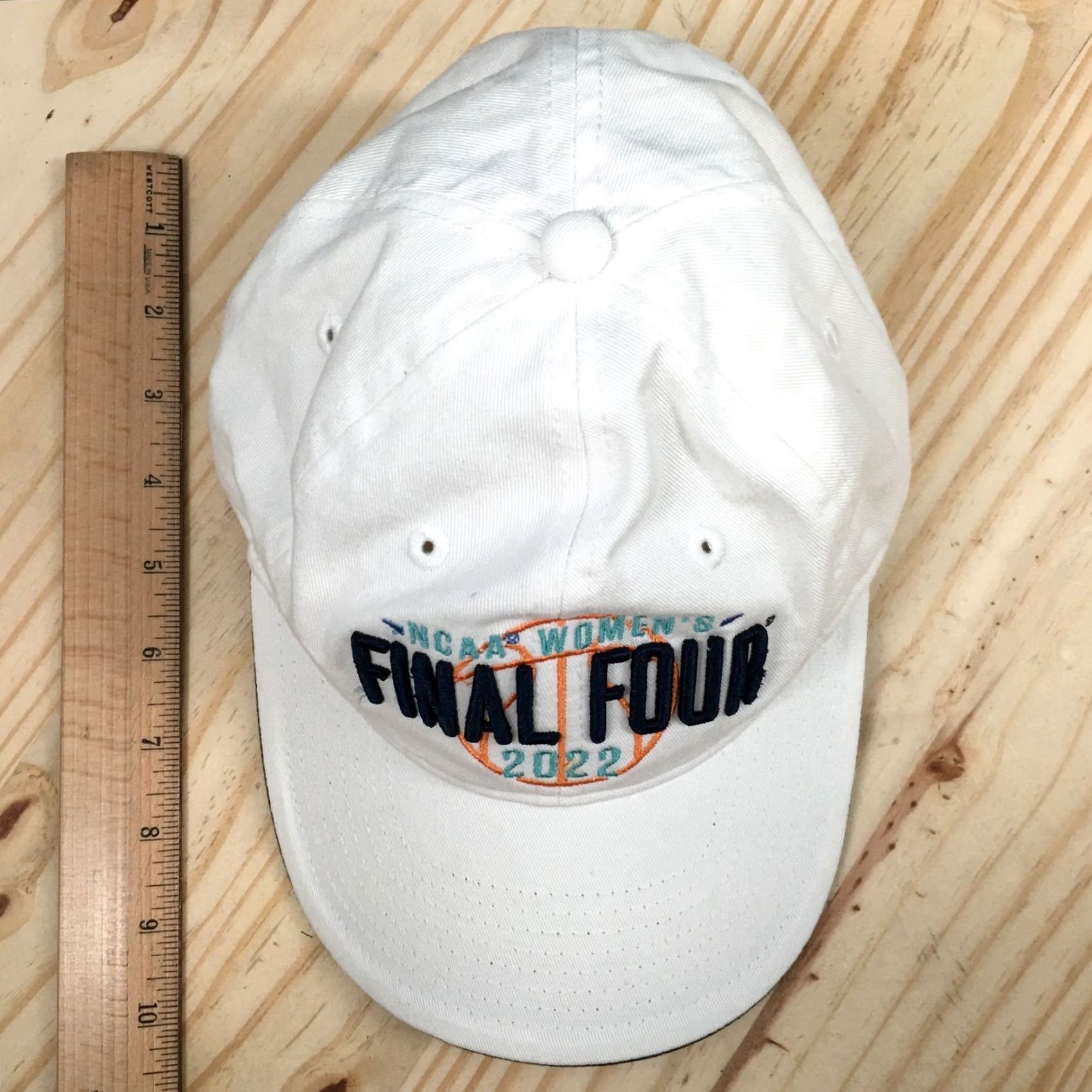 NCAA NCAA Womens Final Four 2022 Gear Baseball Cap Unisex White OSFA Embroidered Logo Size ONE SIZE - 4 Thumbnail