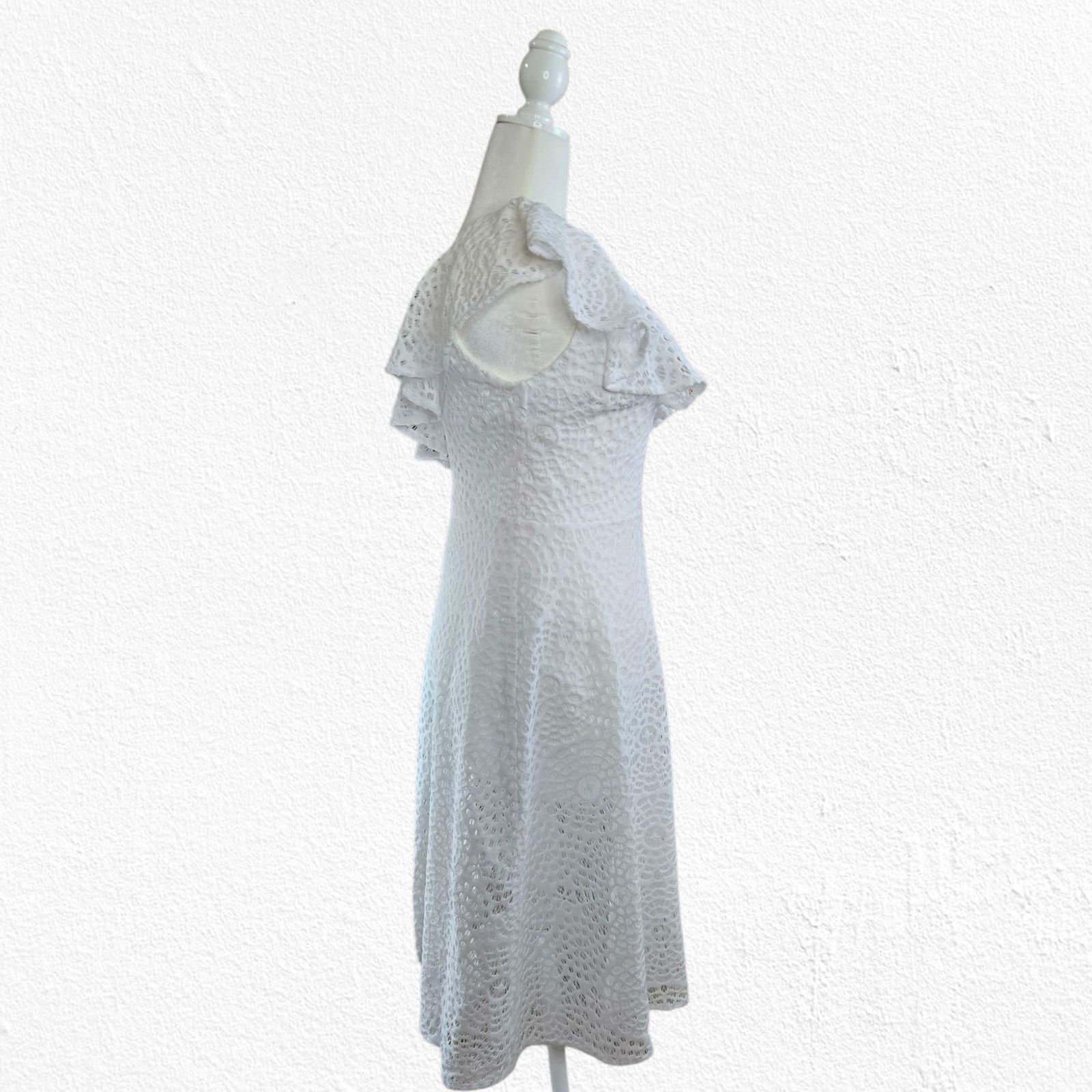 Lilly Pulitzer Lilly Pulitzer Callisto One Shoulder White Dress Size 12 Size XL / US 12-14 / IT 48-50 - 6 Thumbnail