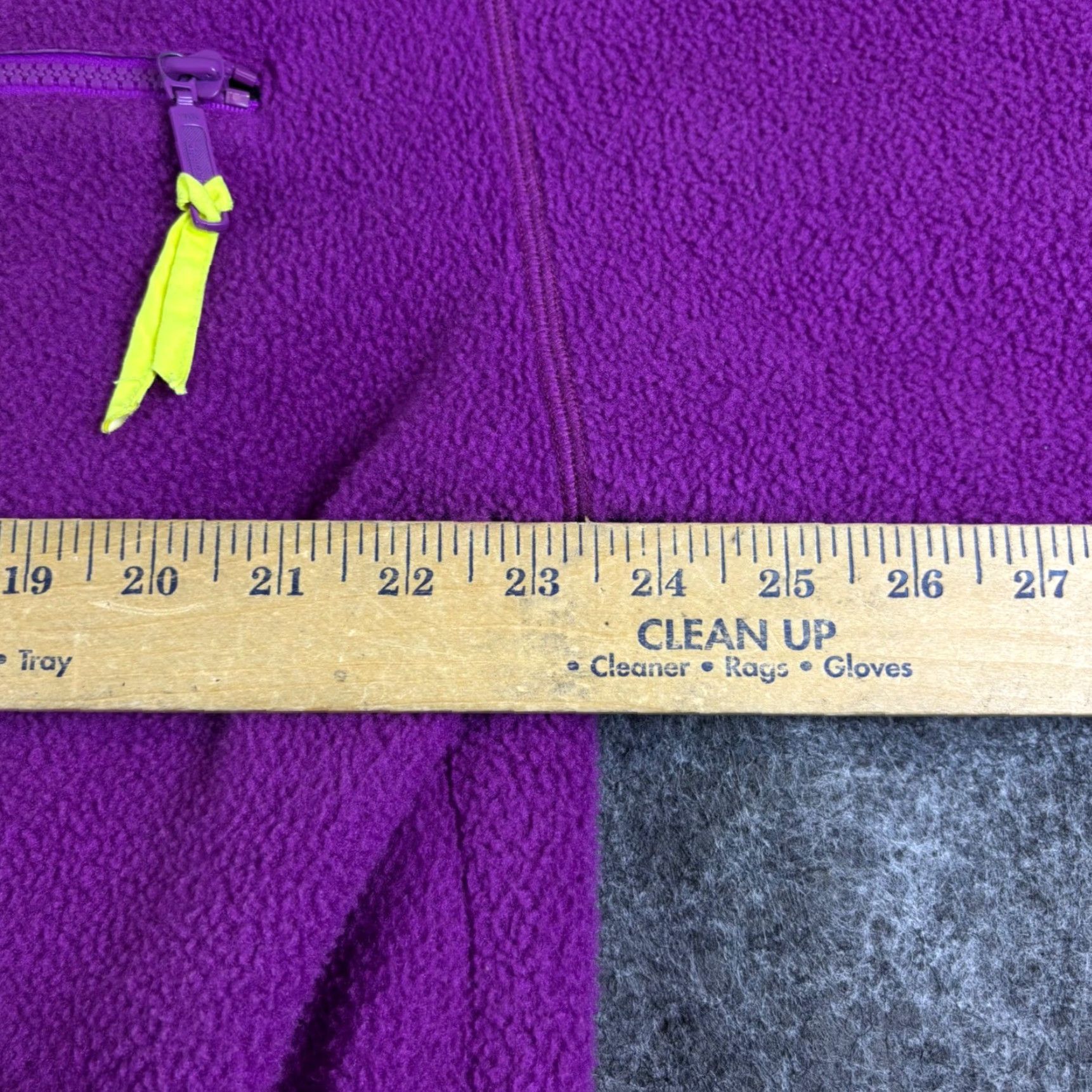 Barker VINTAGE Marker Fleece Quarter Zip Pullover Jacket Adult Men Large Purple 90s Ski Causal Zipper Pockets Logo Size US L / EU 52-54 / 3 - 4 Thumbnail