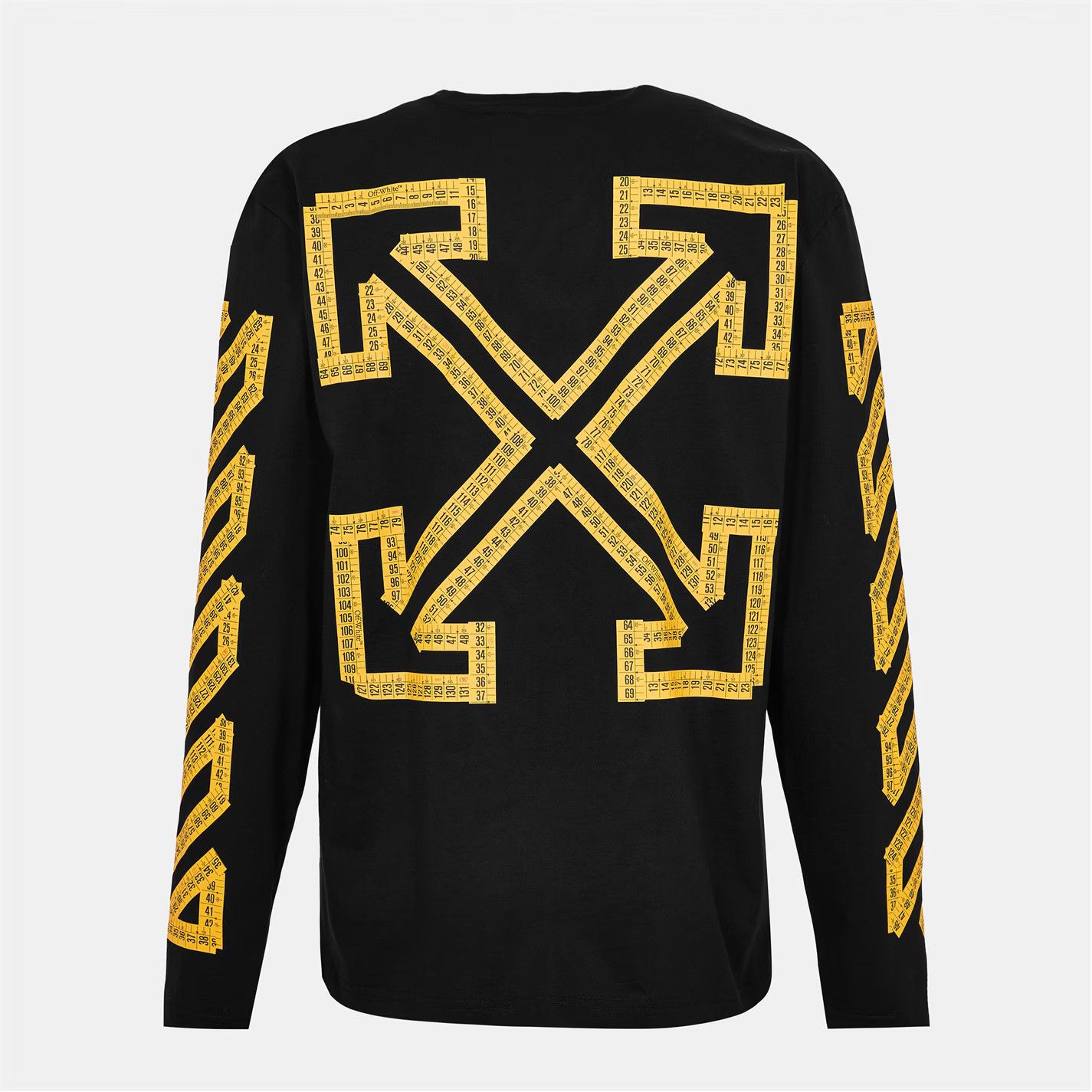 Off-White o1g2r1mq0226 Arrow Skate Long Sleeve T-Shirt In Black Size US XXL / EU 58 / 5 - 2 Thumbnail