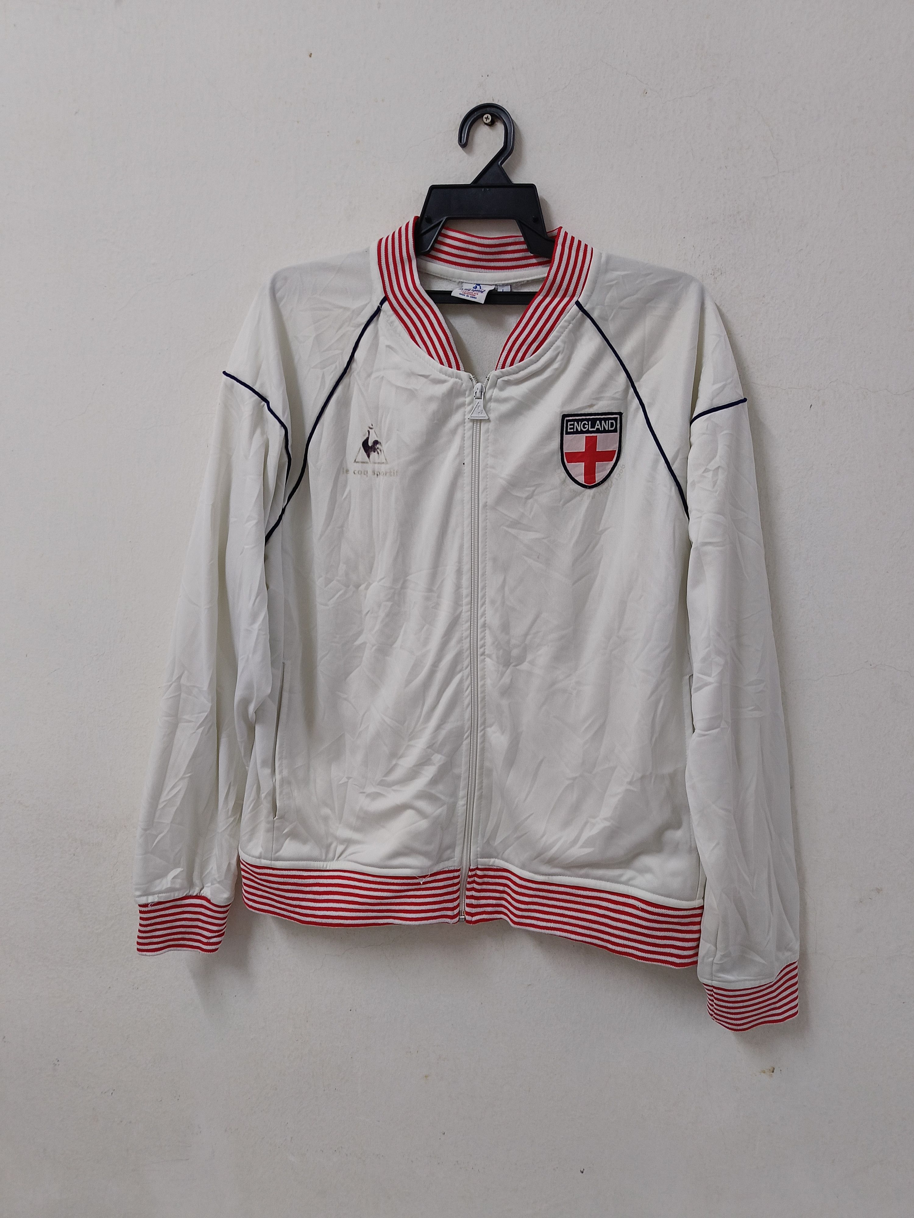 Le Coq Sportif Classic England Soccer Team track Jacket Size US M / EU 48-50 / 2 - 1 Thumbnail