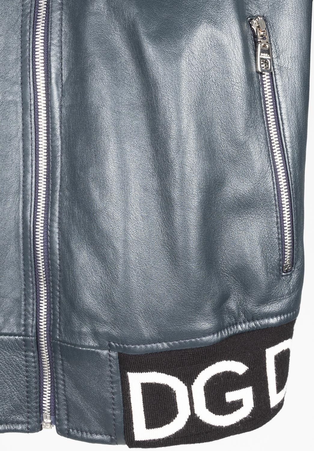 Dolce & Gabbana Dolce Gabbana Men jacket navy bomber Size ITA48/Medium, S876 Size US M / EU 48-50 / 2 - 4 Thumbnail