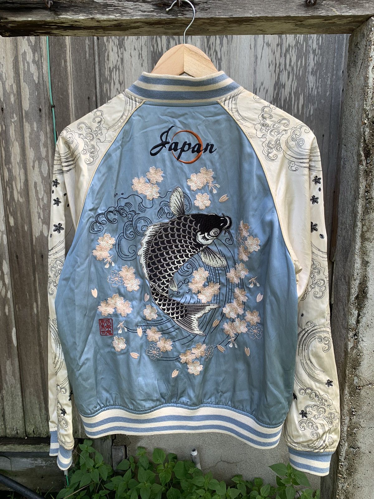 Japanese Brand Karakuri Tamashi Embroidery Sukajan Jacket Size US M / EU 48-50 / 2 - 2 Thumbnail