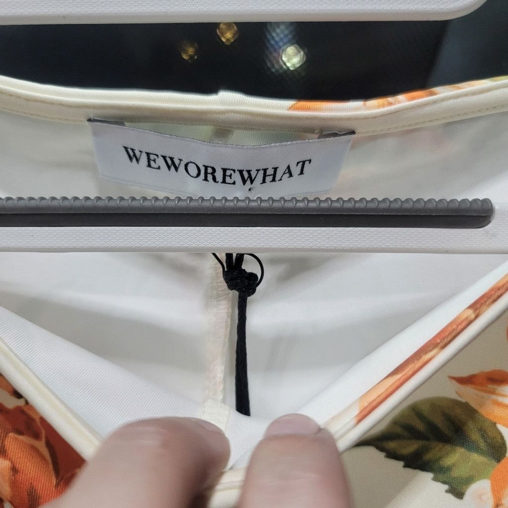 WeWoreWhat NWT WeWoreWhat High Neck Fly Away Floral Print Top Size M / US 6-8 / IT 42-44 - 5 Thumbnail