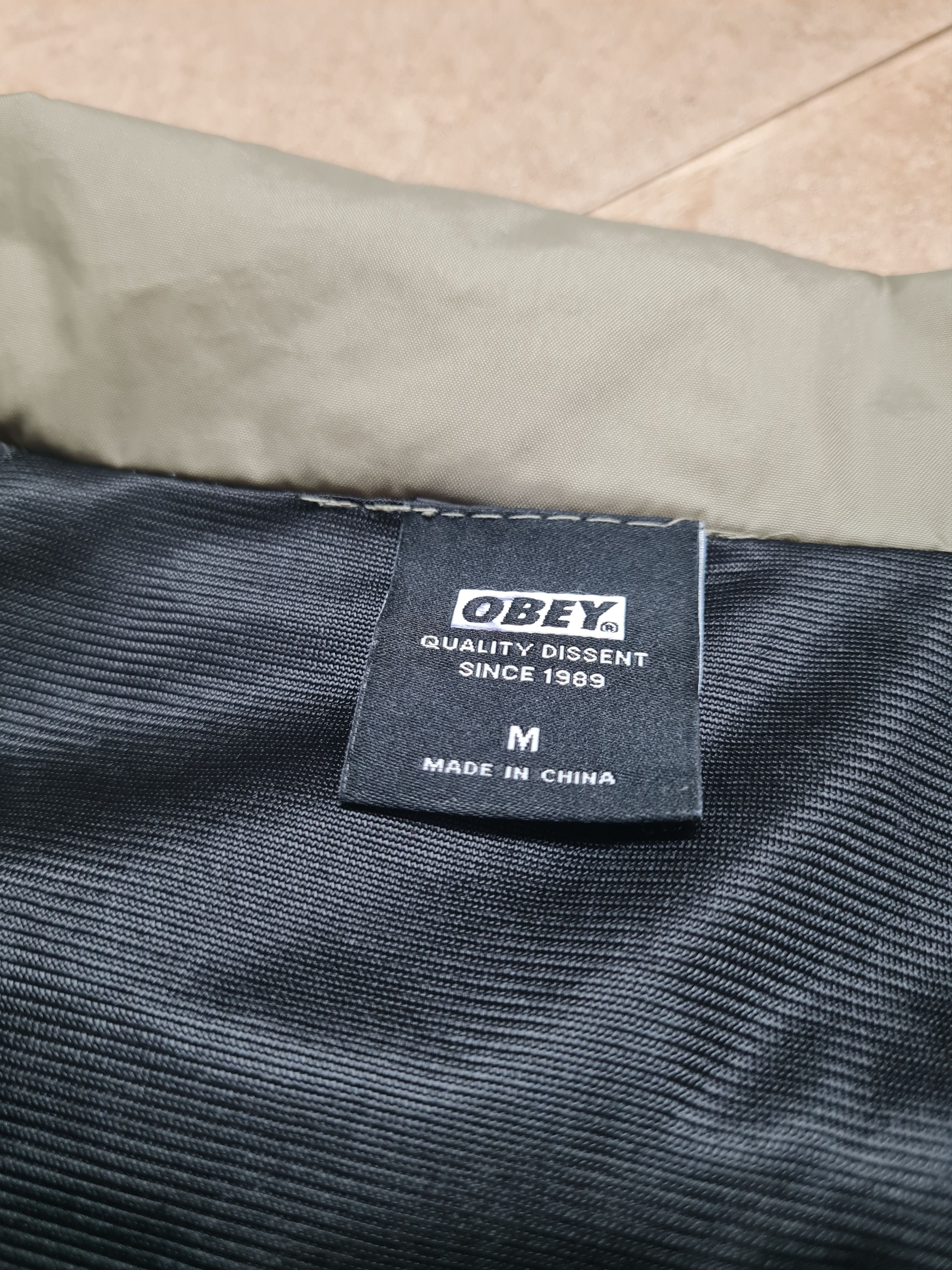 Obey Mens Jacket Rare Obey Coach Jacket Windbreaker Size M Size US M / EU 48-50 / 2 - 14 Thumbnail