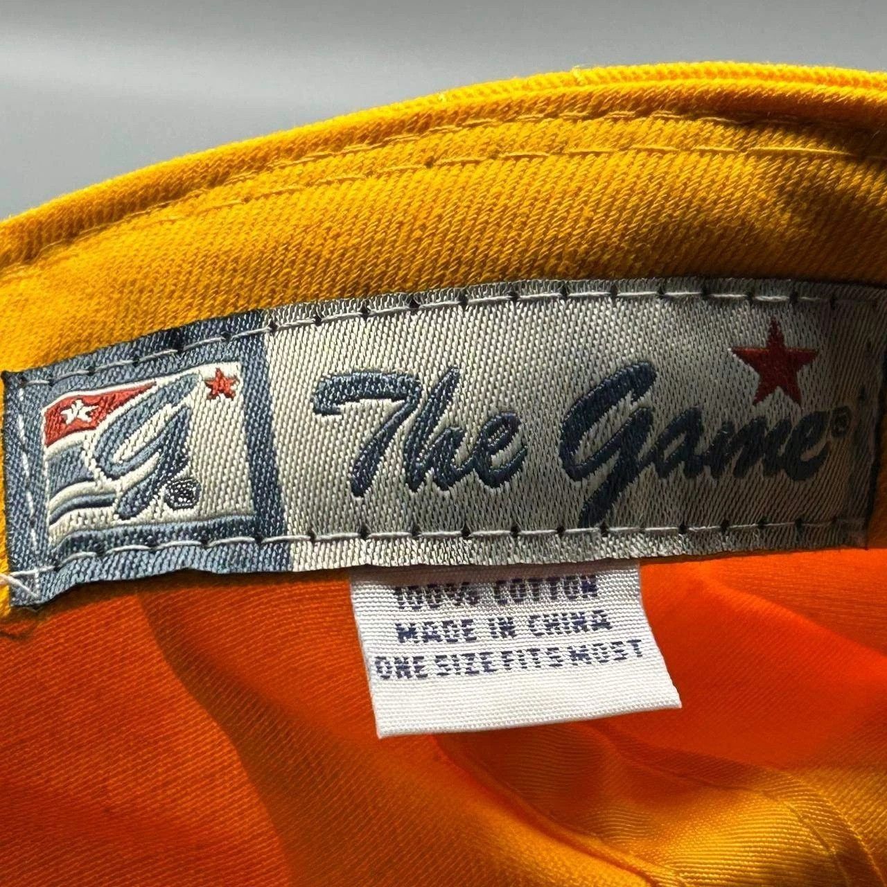The Game Vintage UCLA Bruins Hat Men Yellow NCAA Strap Back Cotton Size ONE SIZE - 4 Thumbnail