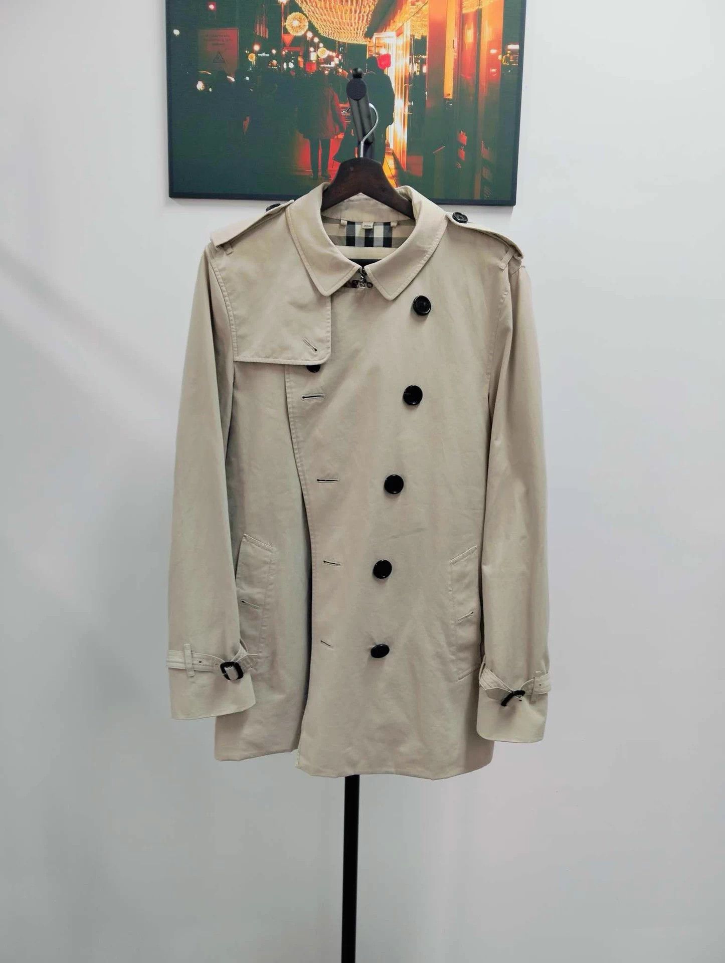 Burberry Burberry double-breasted trench coat size 50 95new Size US M / EU 48-50 / 2 - 1 Thumbnail