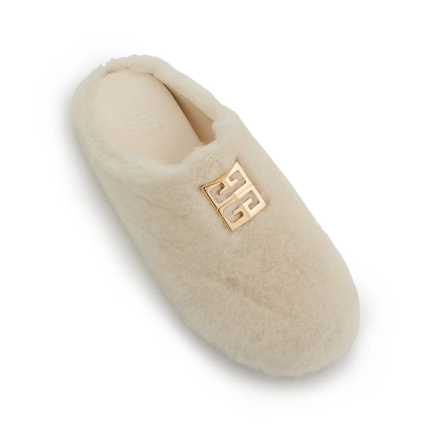 Givenchy o1srvl11e0724 4g Fur Flats in Ivory Size US 9 / IT 39 - 4 Thumbnail