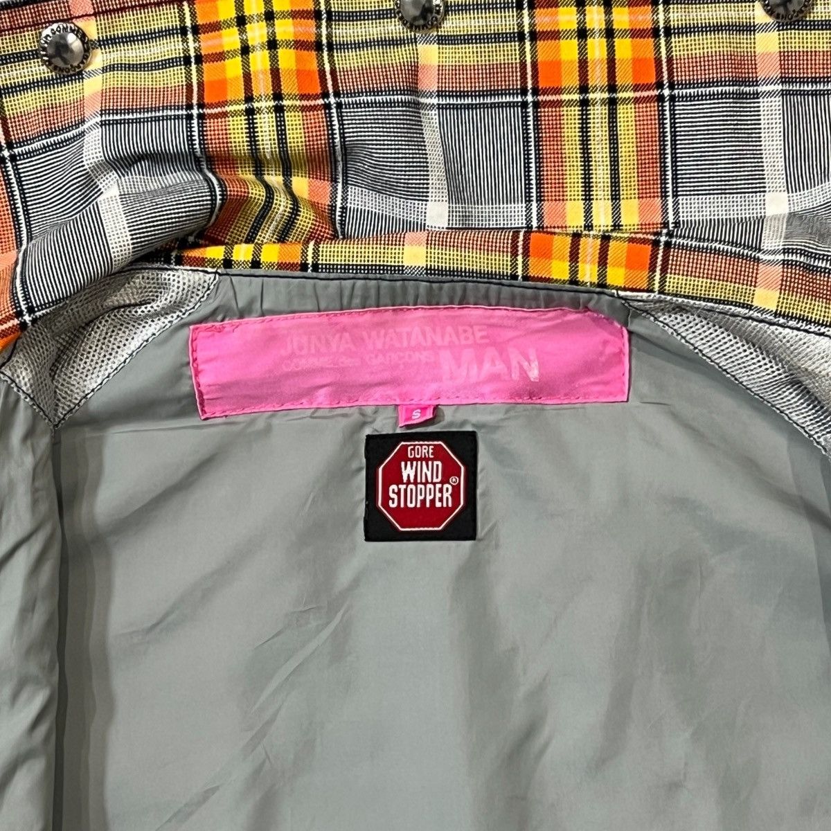 Junya Watanabe JUNYA WATANABE COMME des GARÇONS 2004 Check Balaclava Jacket Size US S / EU 44-46 / 1 - 7 Thumbnail