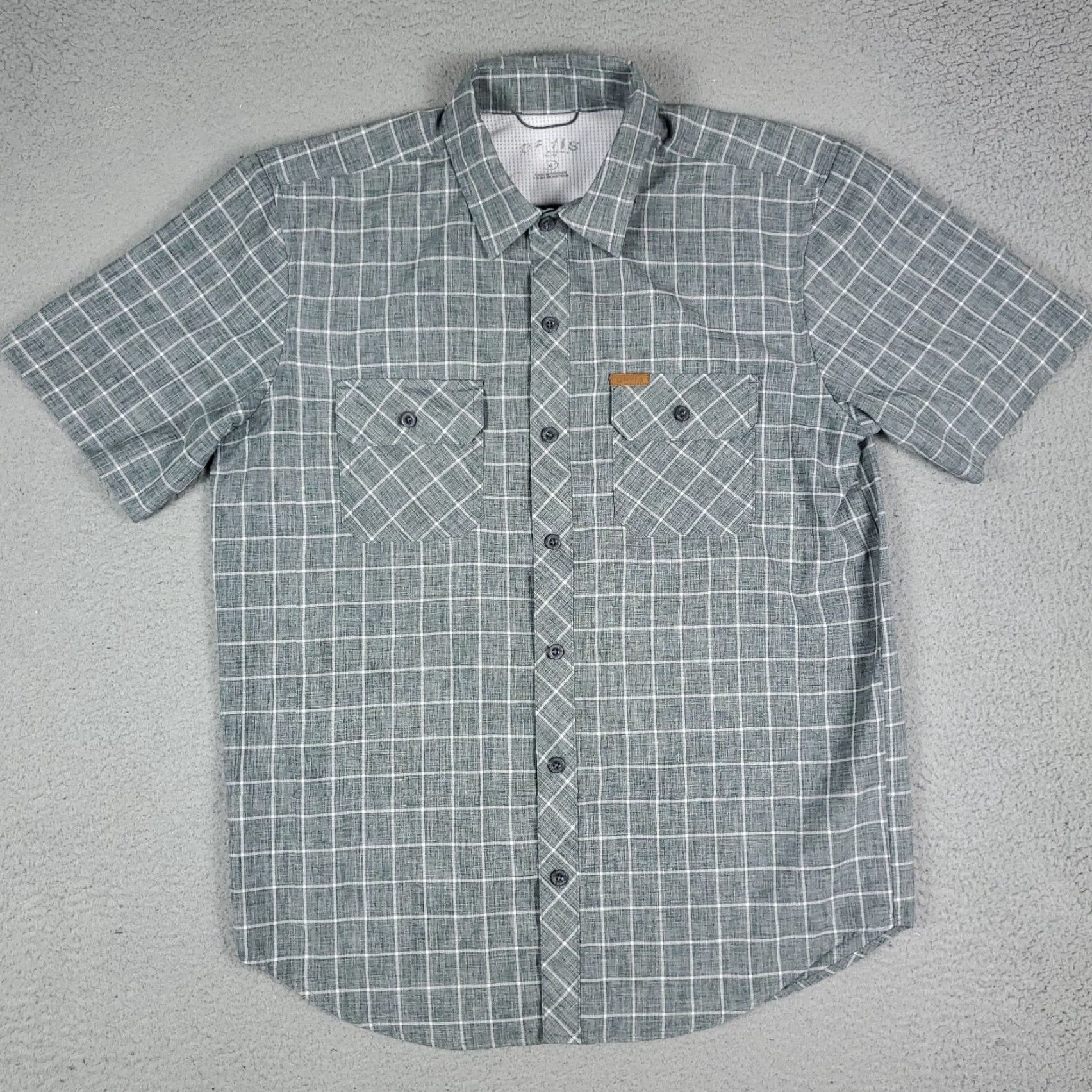 Orvis **Gray Orvis Plaid Mens Button-Up Shirt Size M** User: Gray Orvis Plaid Mens Button-Up Shirt Size M Size US M / EU 48-50 / 2 - 3 Thumbnail