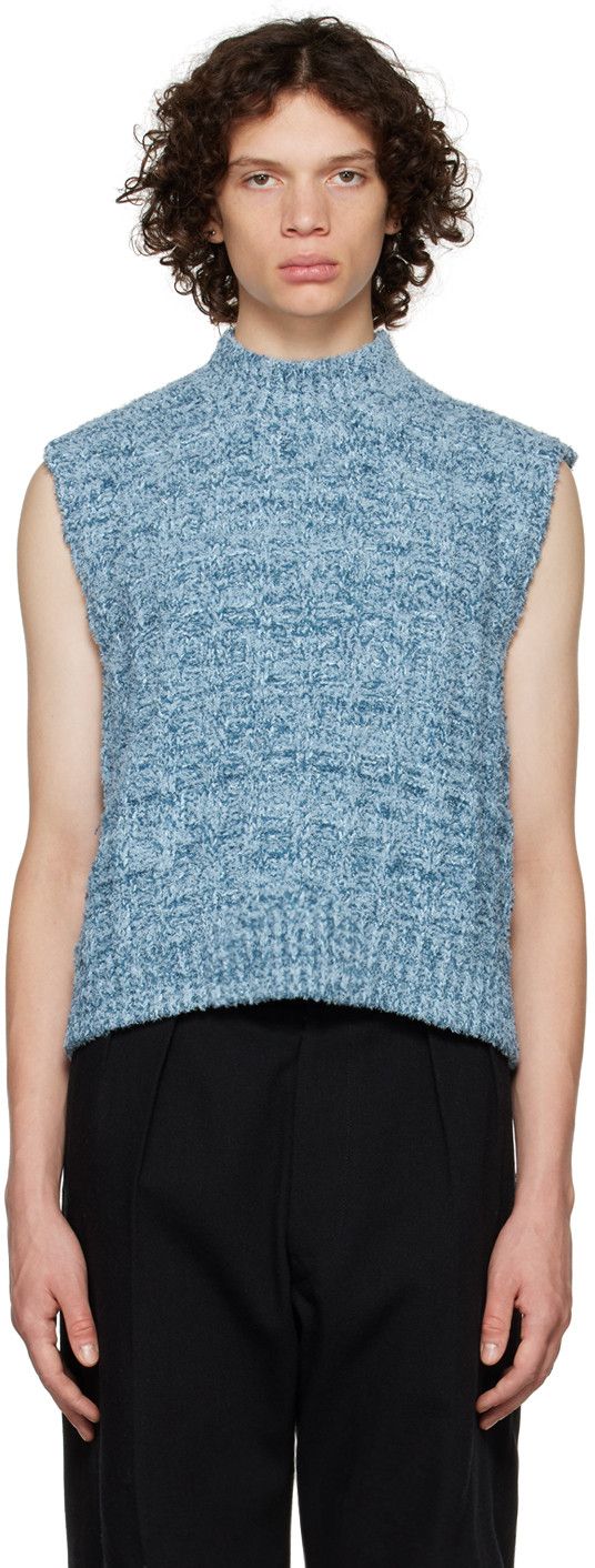 image of Maison Margiela O1W1Db10324 Sweaters In Light Blue, Women's (Size Medium)