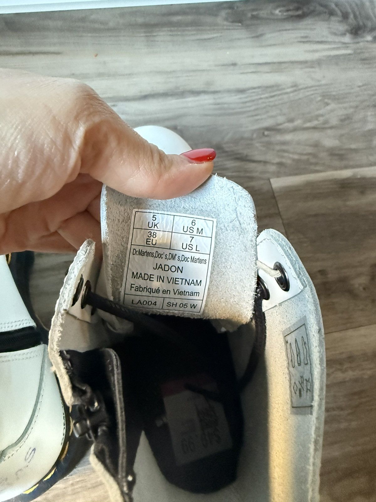 Dr. Martens Dr. Martens Rico Nasty Signed (Tattoo Ink) Jadon Boots, Rare Size US 7 / IT 37 - 11 Thumbnail