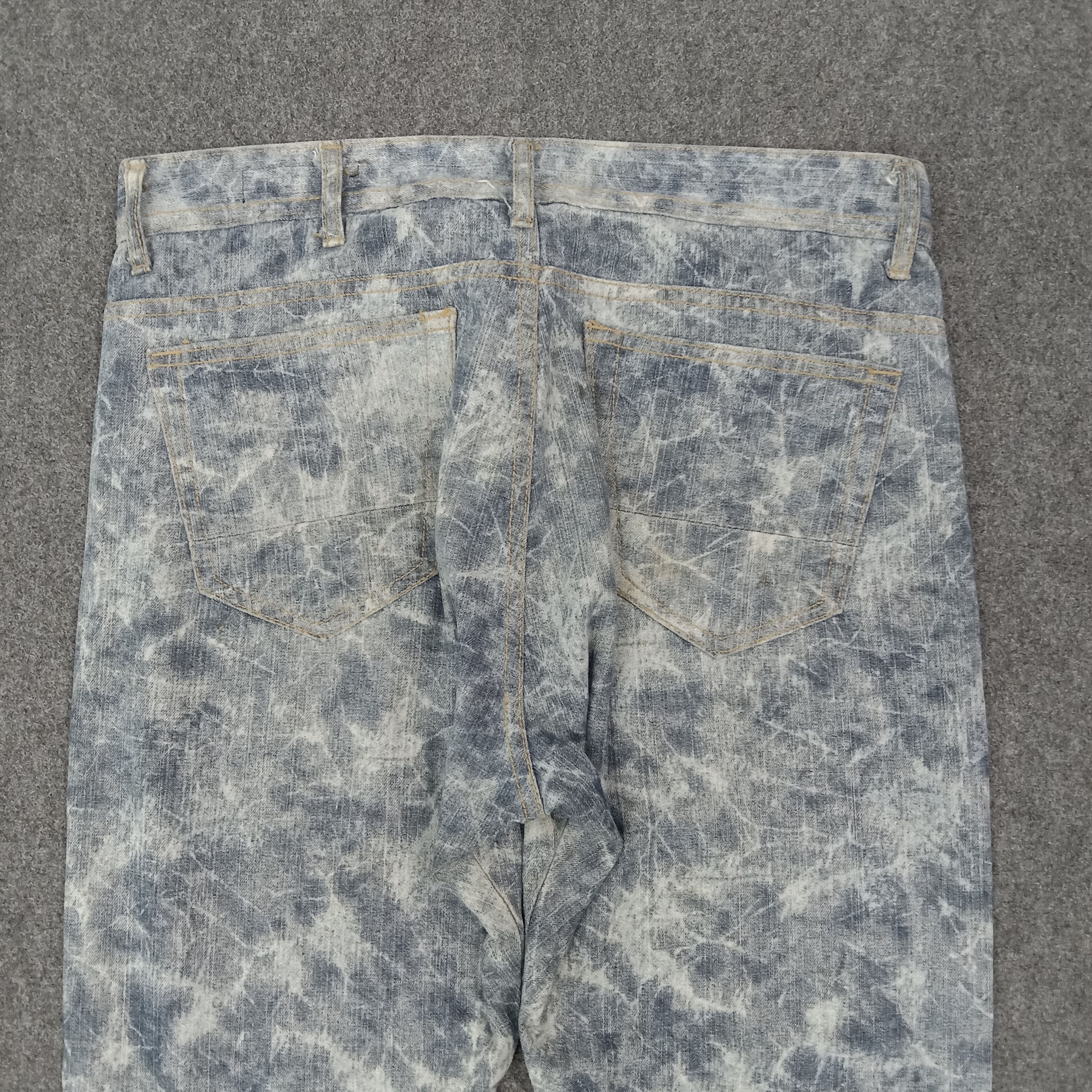 Number (N)ine Number Nine Japan Straight Acid Wash Denim C265N9 Size US 32 / EU 48 - 7 Thumbnail