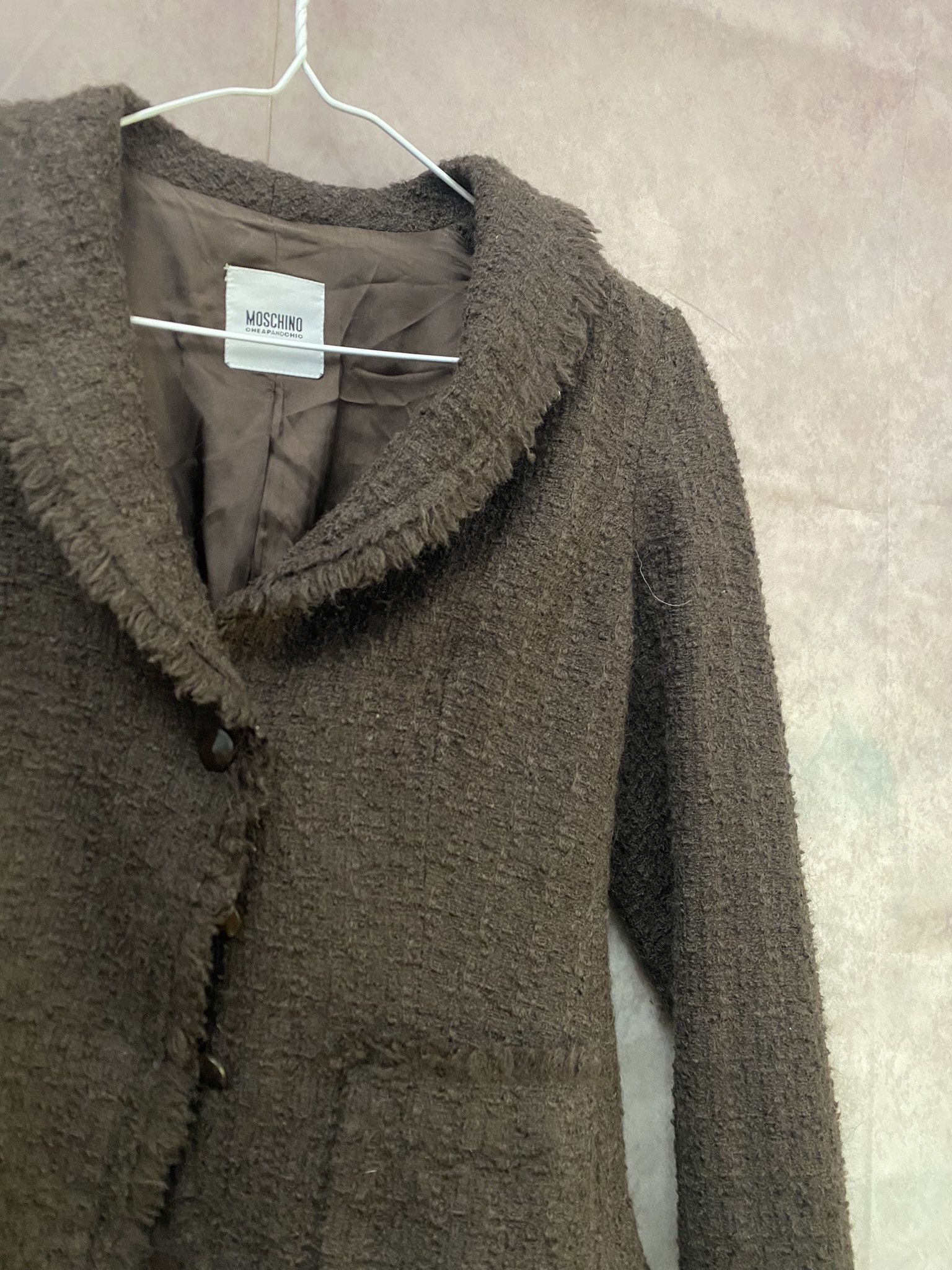 Designer × Moschino Moschino Blazer Luxury Avangard Size M / US 6-8 / IT 42-44 - 2 Thumbnail