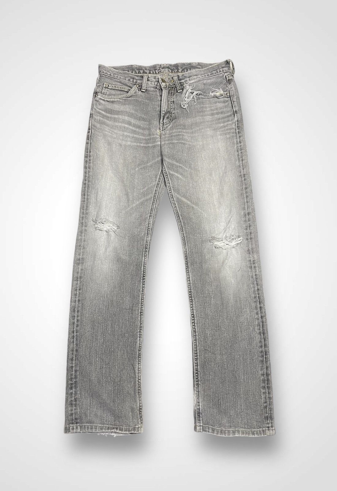 Japanese Brand × Lee Lee Distressed Jeans (14) Size US 32 / EU 48 - 1 Thumbnail