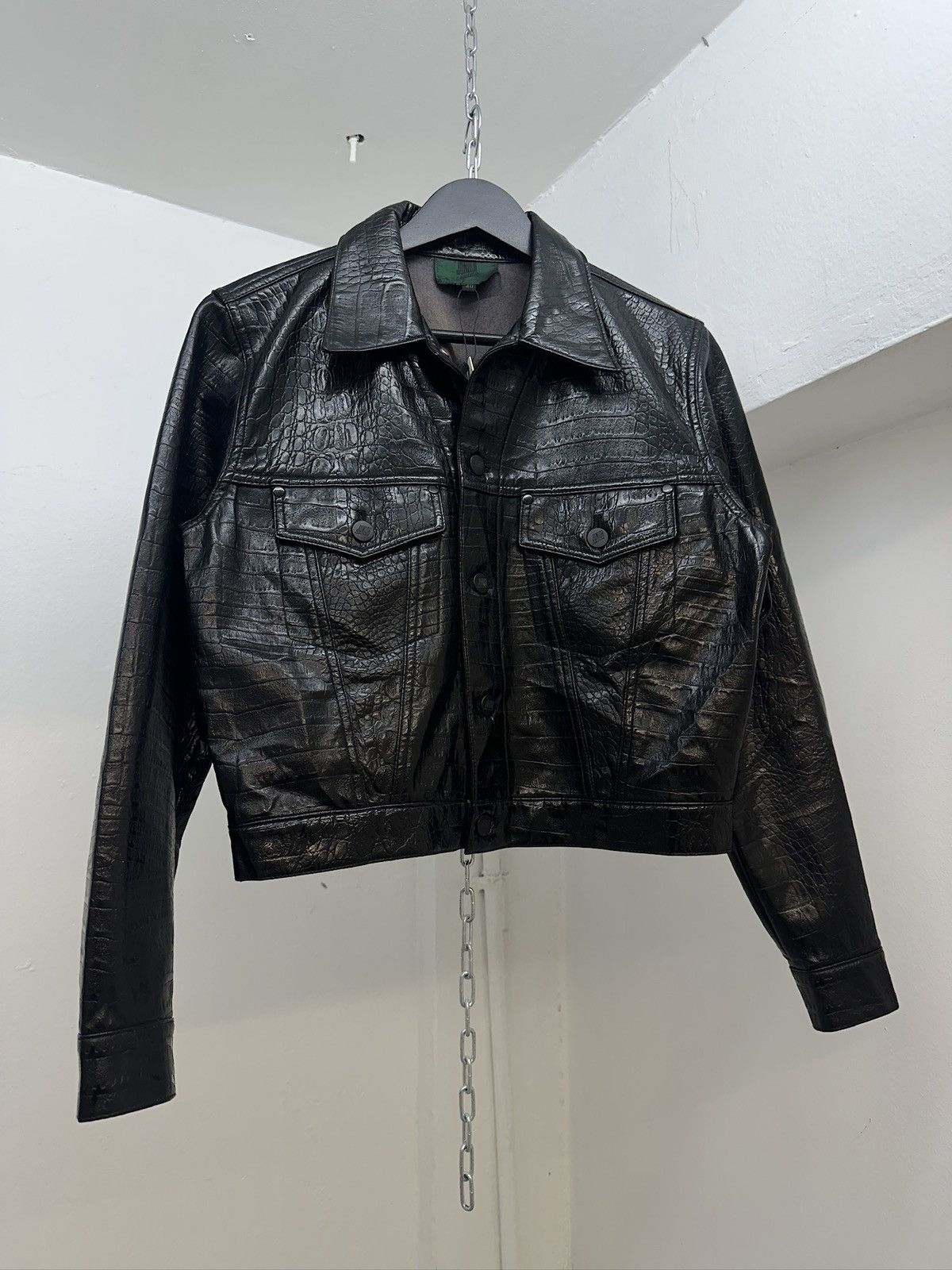 Jean Paul Gaultier Jean Paul Gaultier Cropped Leather Jacket Size S / US 4 / IT 40 - 3 Thumbnail