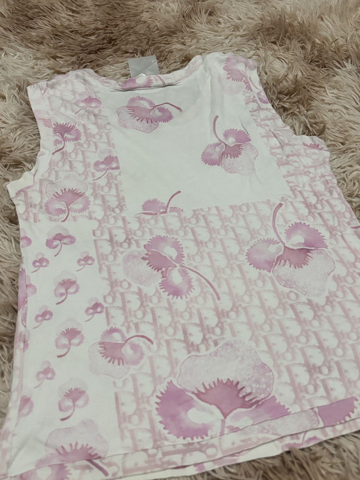 Dior Christian Dior Galliano 2005 Vintage monogram tank top Size M / US 6-8 / IT 42-44 - 5 Thumbnail