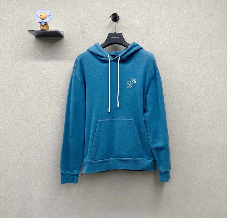 Louis Vuitton Louis Vuitton Blue Hoodie 2504-Nextarrow Size US S / EU 44-46 / 1 - 1 Thumbnail