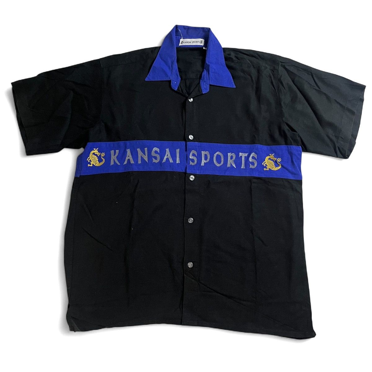 Y's for Men 🔥Quick Sale🔥 Kansai Sports Embroidery Dragon Shirt Size US M / EU 48-50 / 2 - 1 Thumbnail