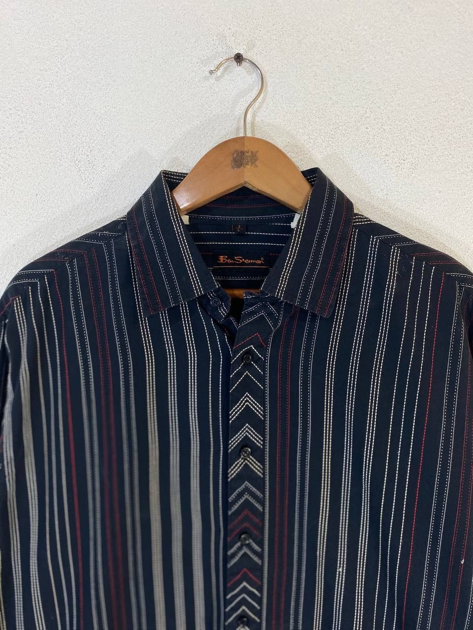 Ben Sherman vintage ben sherman longsleeves shirt nice design Size US L / EU 52-54 / 3 - 3 Thumbnail