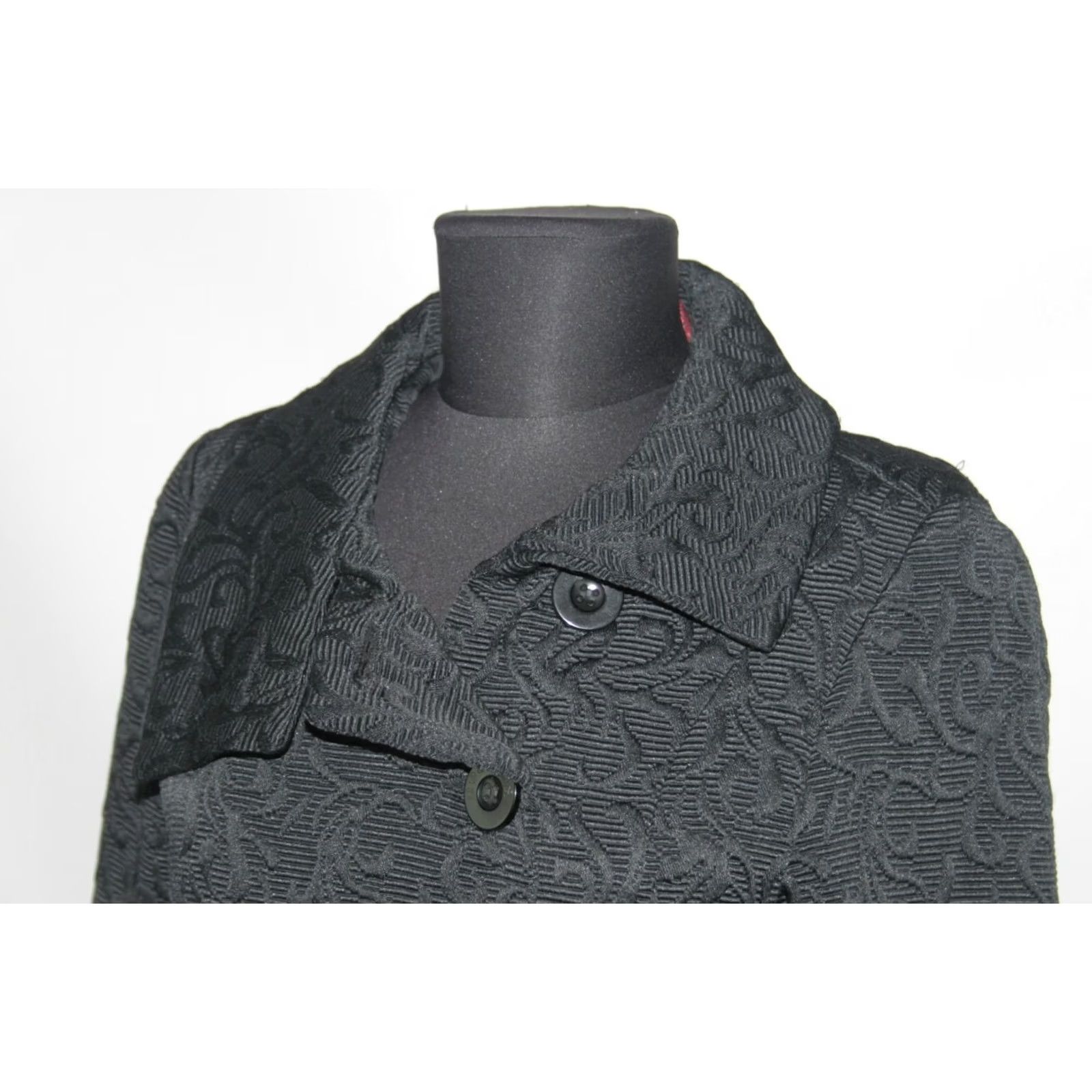 Desigual Desigual Coat Black 40 Womens Jacket Coat Cotton blend Button Closure Regular Size 40 Womens Black Desigual Coat Size S / US 4 / IT 40 - 5 Thumbnail