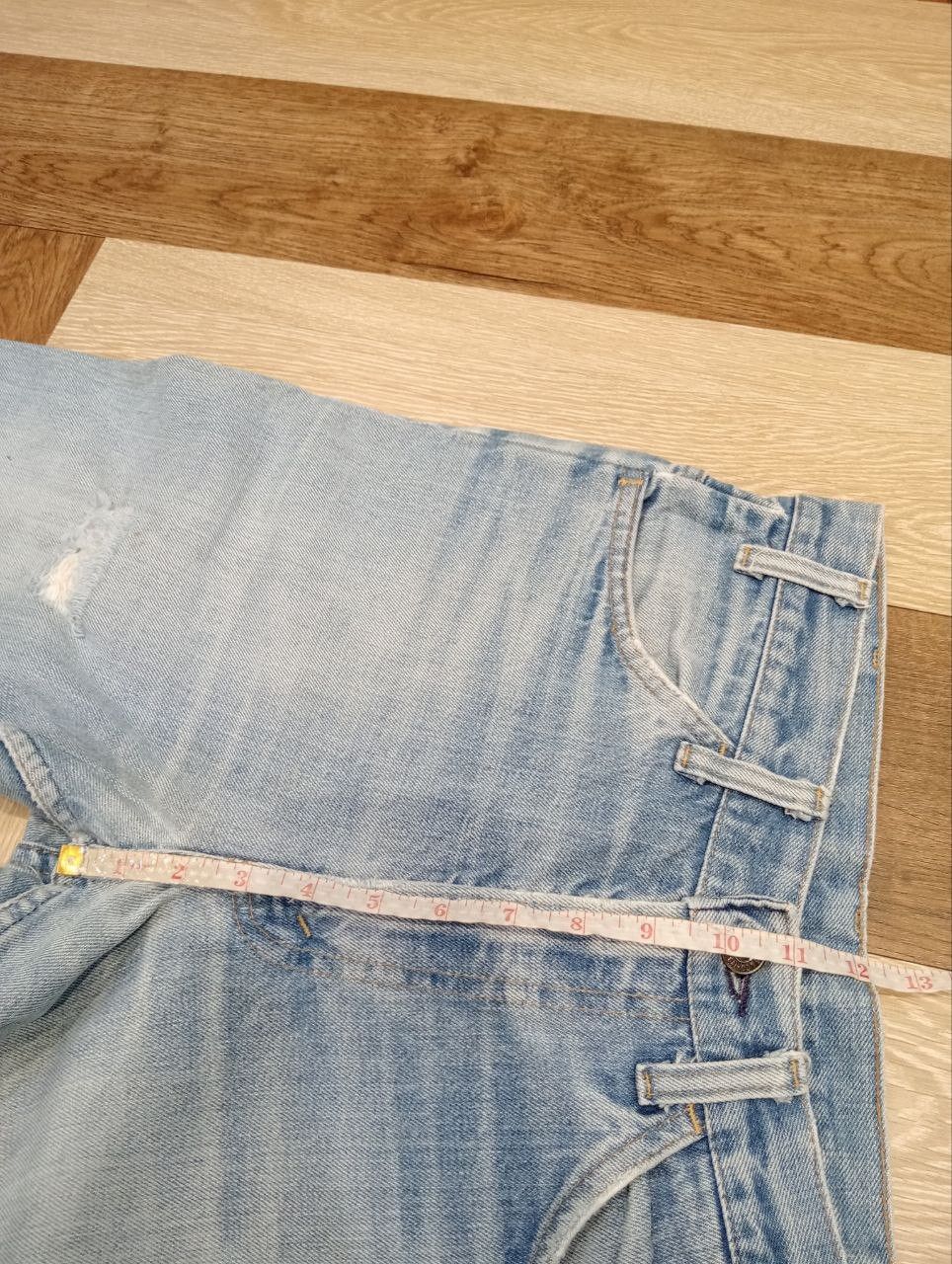 Levi's Vintage Clothing LEVI'S VINTAGE ORANGE TAG BLUE DENIM FLARED PANTS Size US 31 - 15 Thumbnail