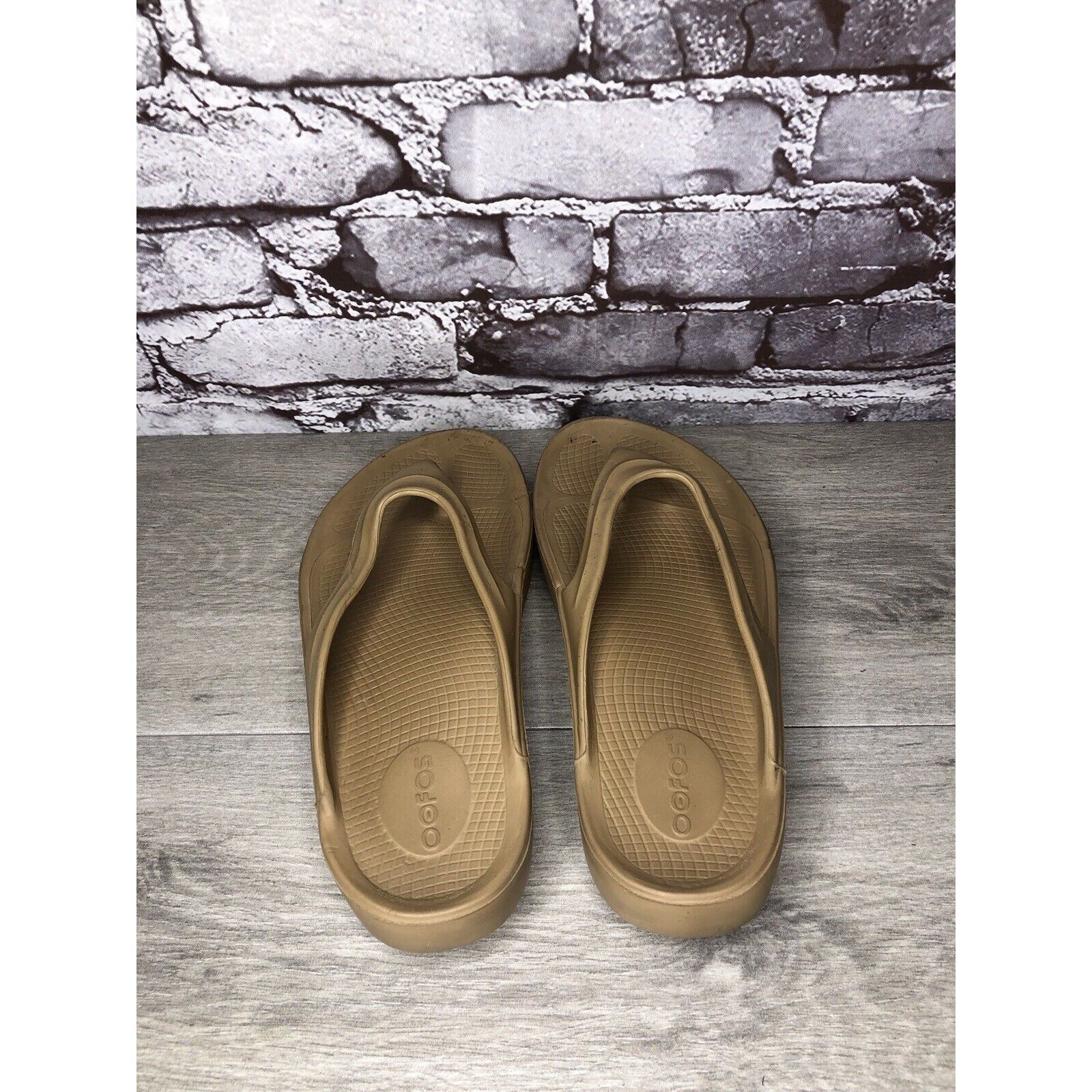 Other Oofos Oolala Camel Nude Rubber Thong Lightweight Sandals Wom Size US 10 / IT 40 - 16 Thumbnail