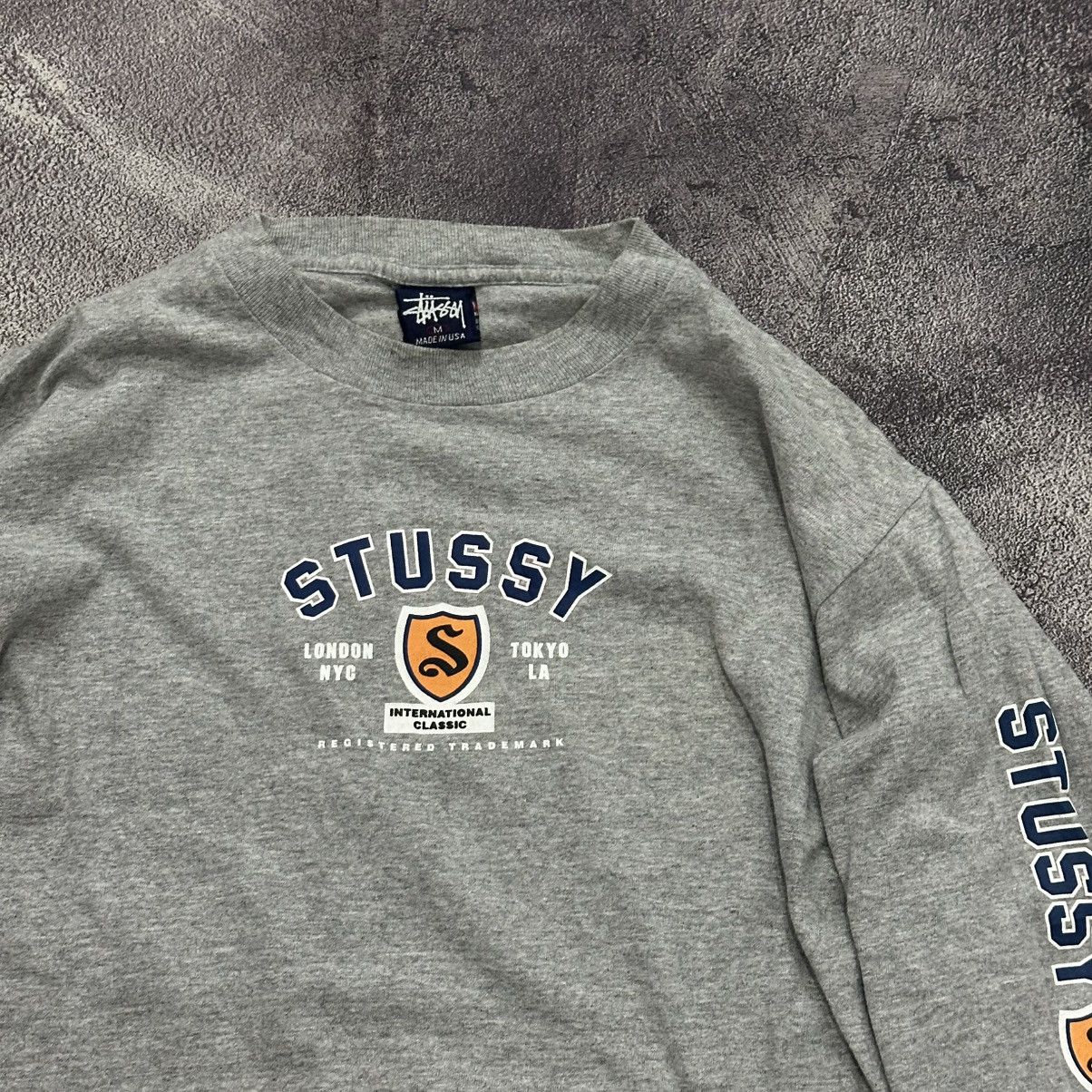 Stussy × Vintage Vintage Stussy long sleeve shirt international classic Size US M / EU 48-50 / 2 - 4 Thumbnail