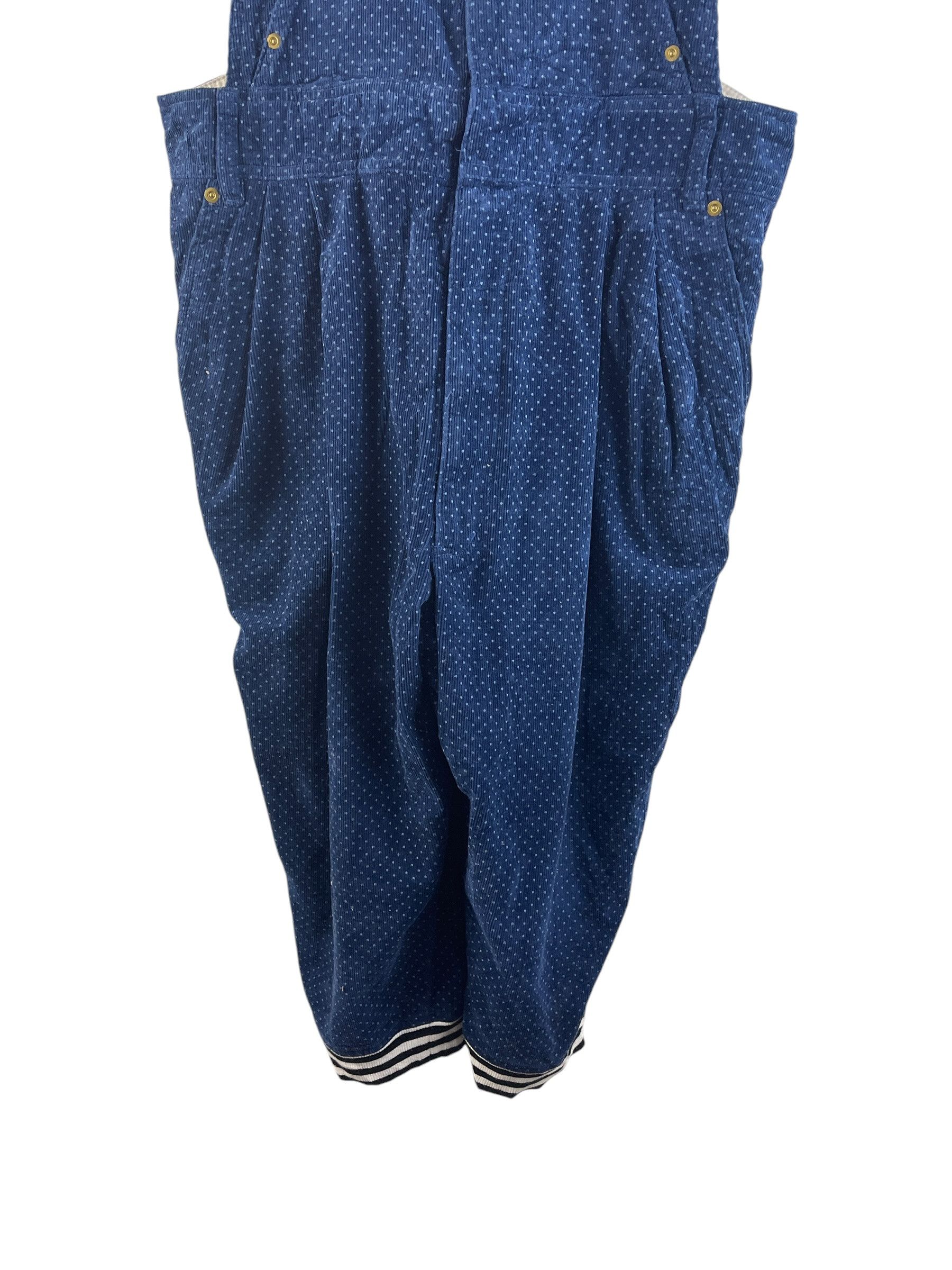 mercibeaucoup Mercibeaucoup Polka Dot Corduroy Suspender Overalls Sarouel Size US 34 / EU 50 - 9 Thumbnail