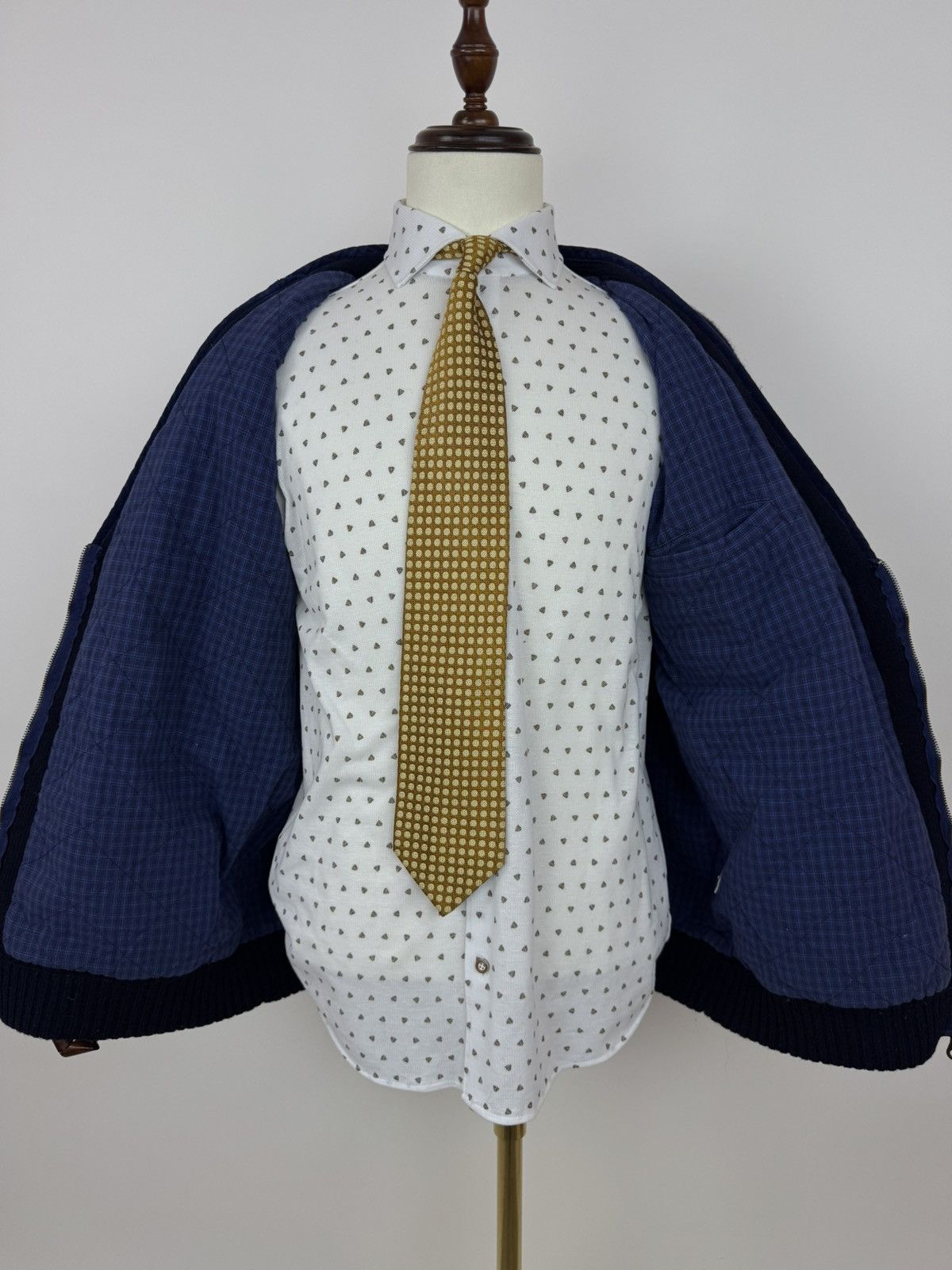 Other Vintage Black Blue Casual wear wool cardigan sailor style Size US XL / EU 56 / 4 - 7 Thumbnail